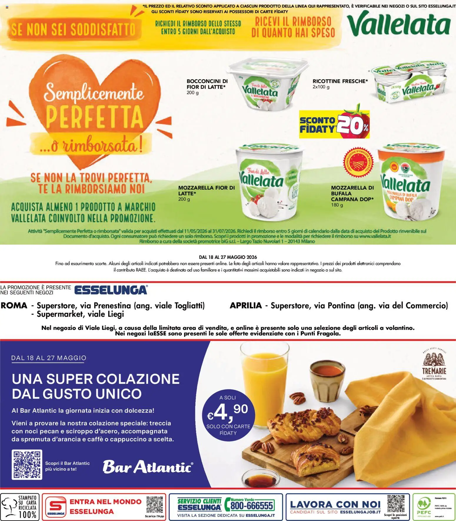 Volantino Esselunga S del 18.05.2026 | Pagina: 24 | Prodotti: Spremuta d'arancia, Mozzarella, Noci, Data