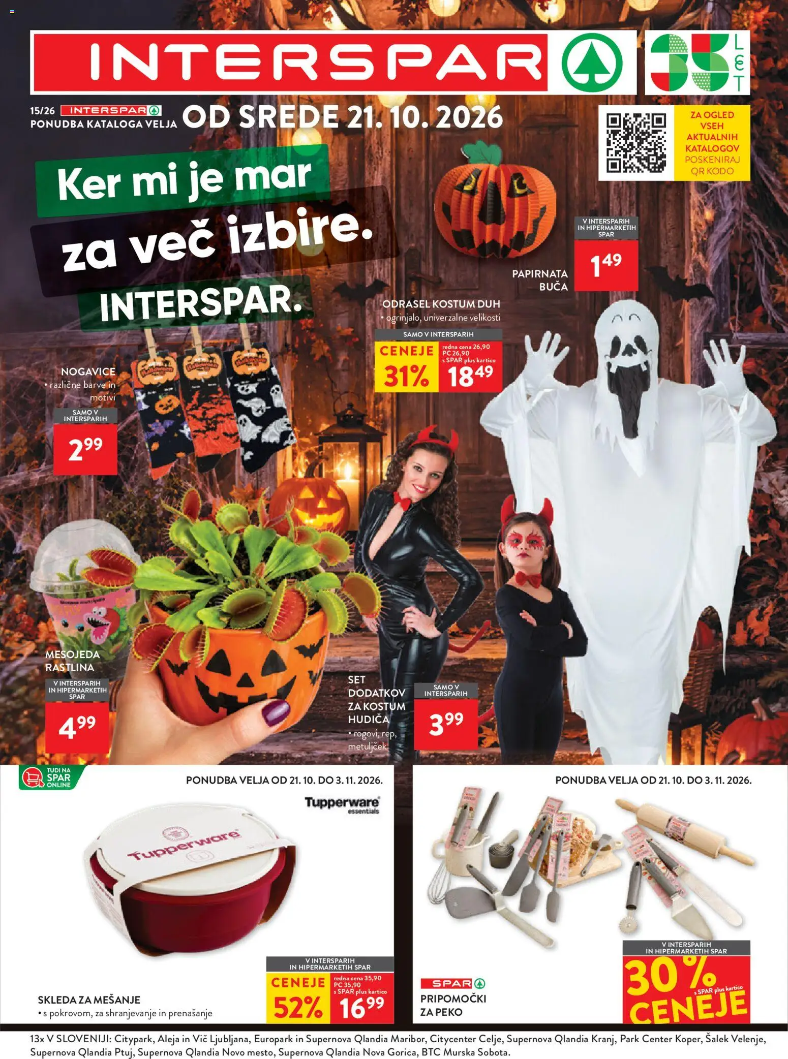 Novi Spar katalog ponudbe – veljaven od 21.10.2026 | Stran: 1