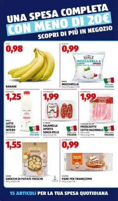 Anteprima del volantino Aldi volantino valido a partire dal 14/09/2026 | Pagina: 4 | Prodotti: Pane, Mozzarella, Prosciutto, Bottiglia