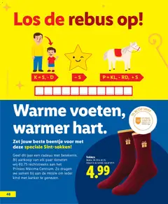 Sokken, Sokken Maten: 26-29 & 30-35 - Voorbeeld van een folder van Lidl, geldig van 09-10-2026 | Pagina: 46 | Producten: Sokken, Centrum