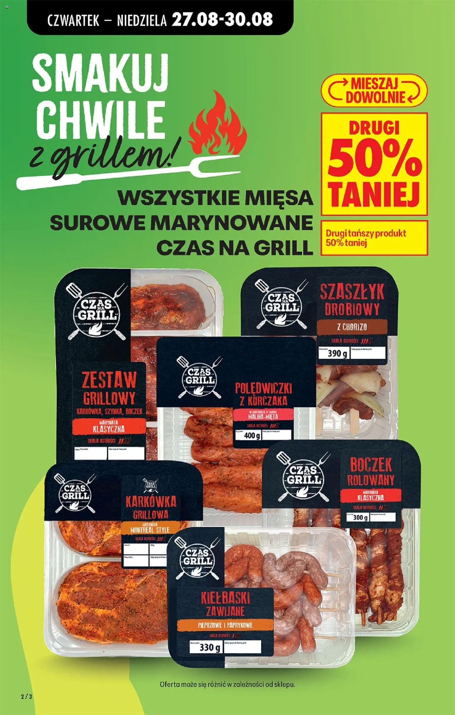 Biedronka gazetka od czwartku od 27.08.2026 | Strona: 2 | Produkty: Karkówka, Grill, Chorizo, Polędwiczki