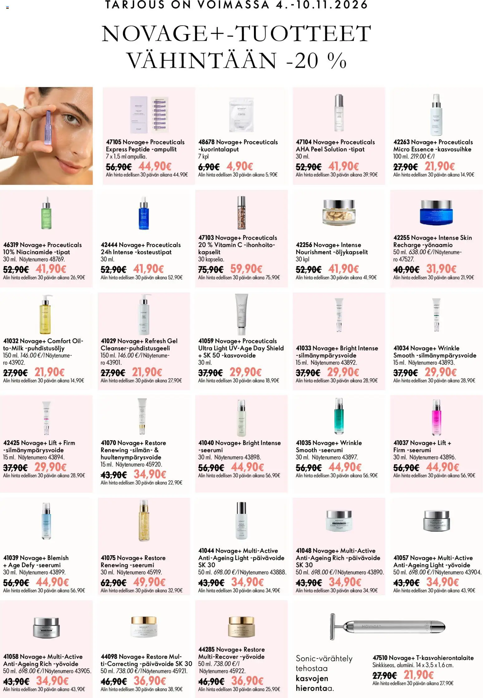 Oriflame Jakson 15 parhaat tarjoukset – voimassa 28/10/2026 alkaen | Sivu: 13 | Tuotteet: Yövoide, Seerumi, Kasvovoide, Silmänympärysvoide