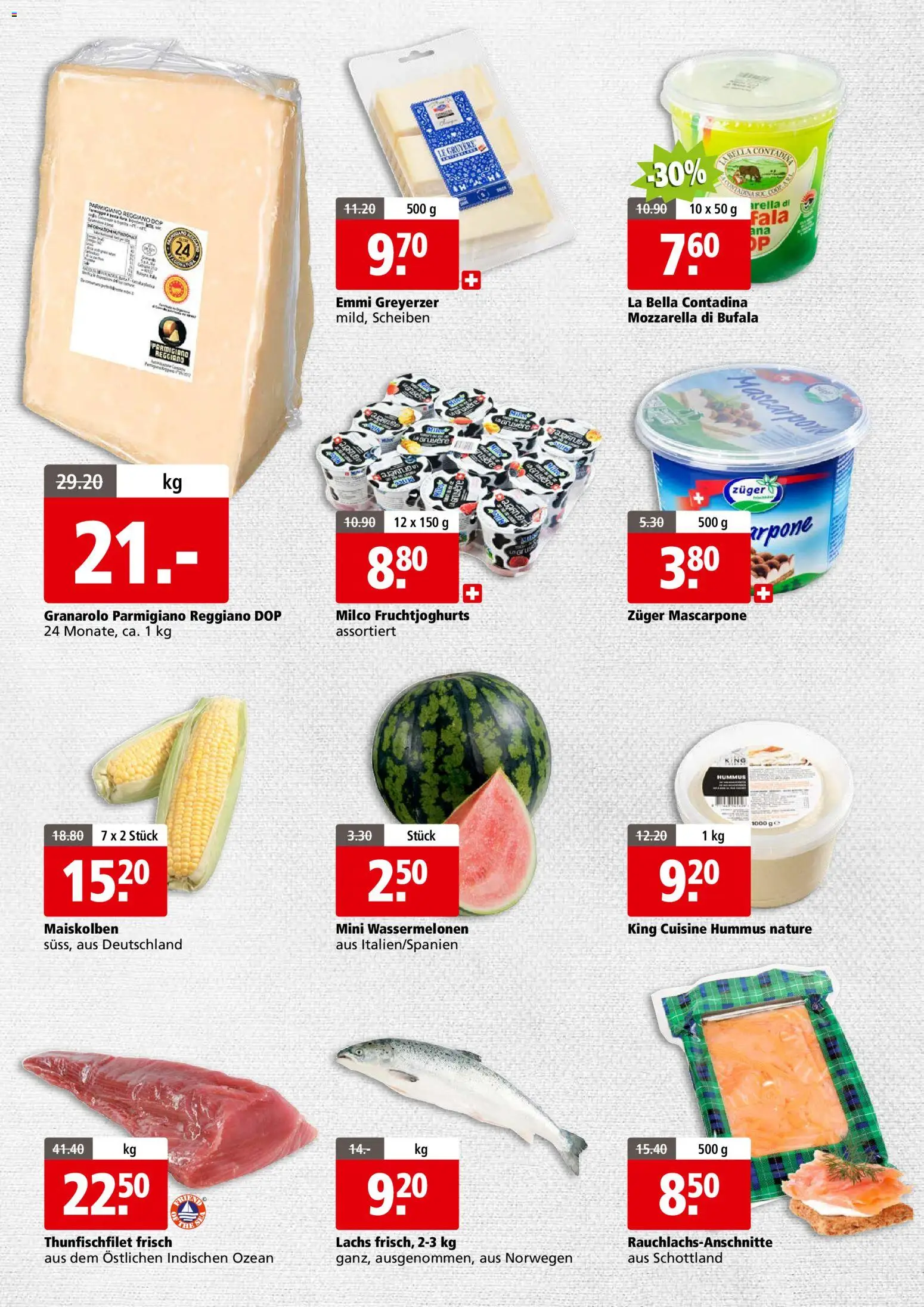 Aligro aktionen Business Chavannes, Matran, Genf, Sitten – gültig ab 06.07.2026 | Seite: 2 | Produkte: Mascarpone, Lachs