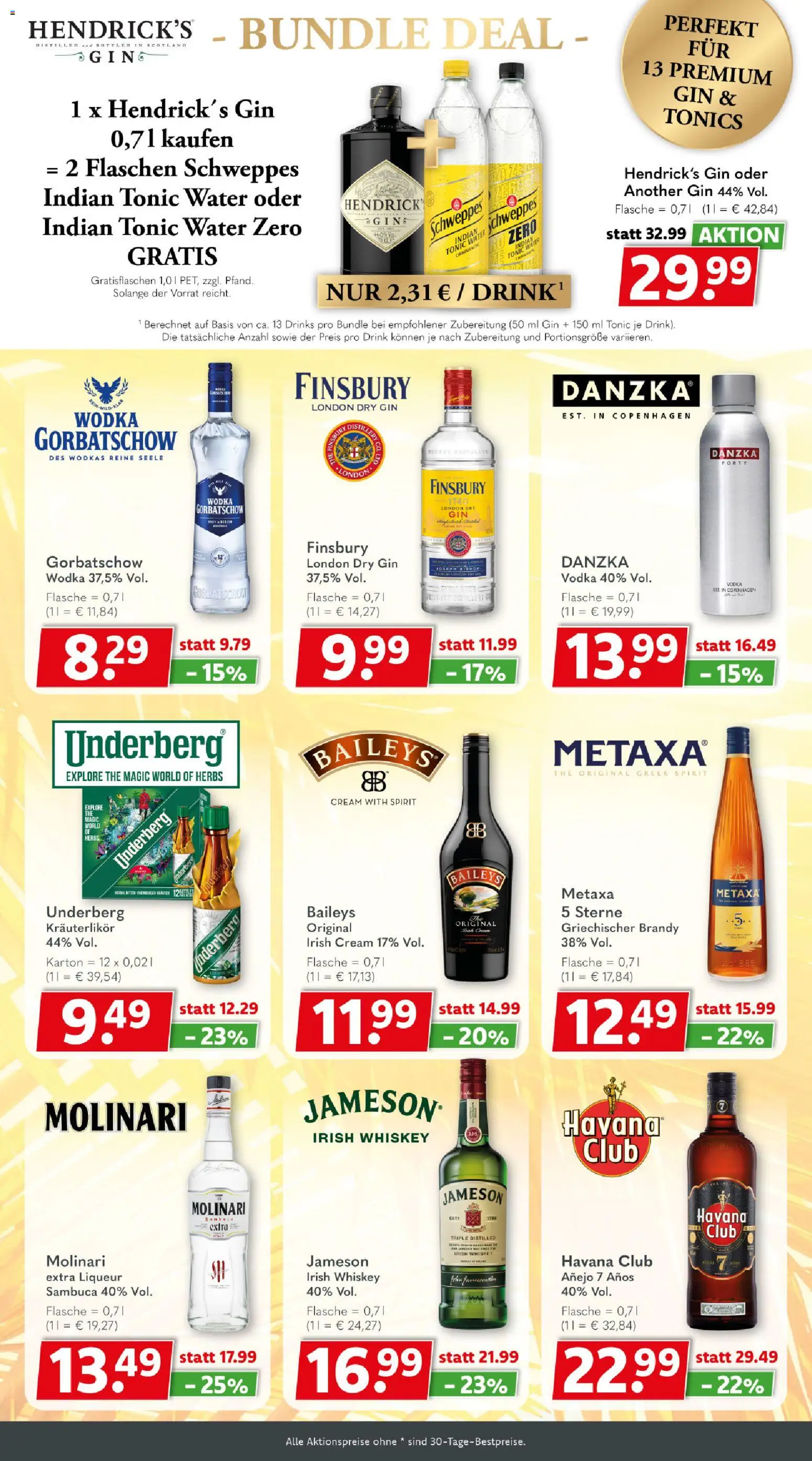Getränkeland Prospekt – gültig ab 31.08.2026 | Seite: 8 | Produkte: Sambuca, Schweppes, Vodka, Underberg