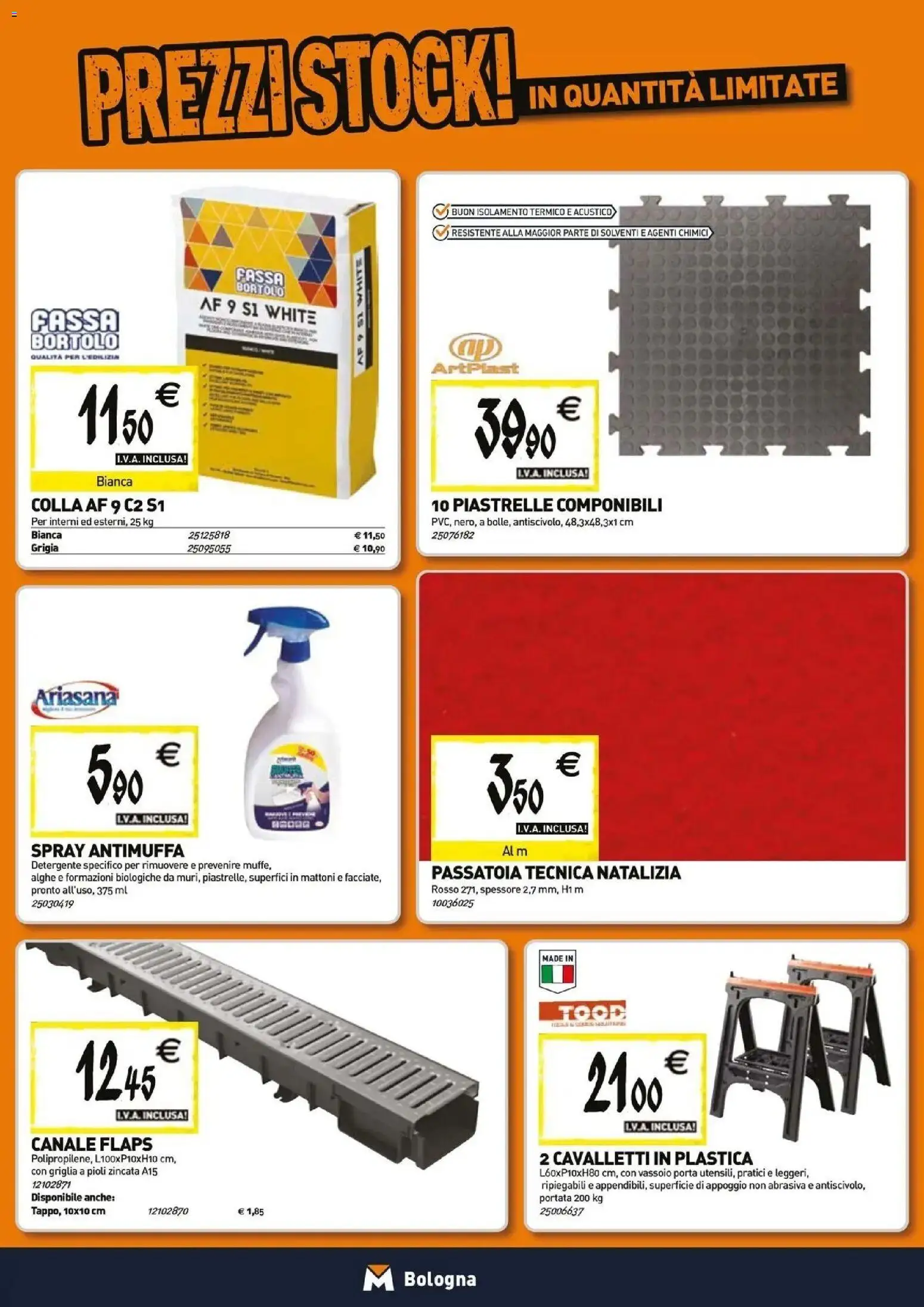 Volantino TECNOMAT del 29/10/2026 | Pagina: 15 | Prodotti: Porta, Detergente, Colla, Griglia