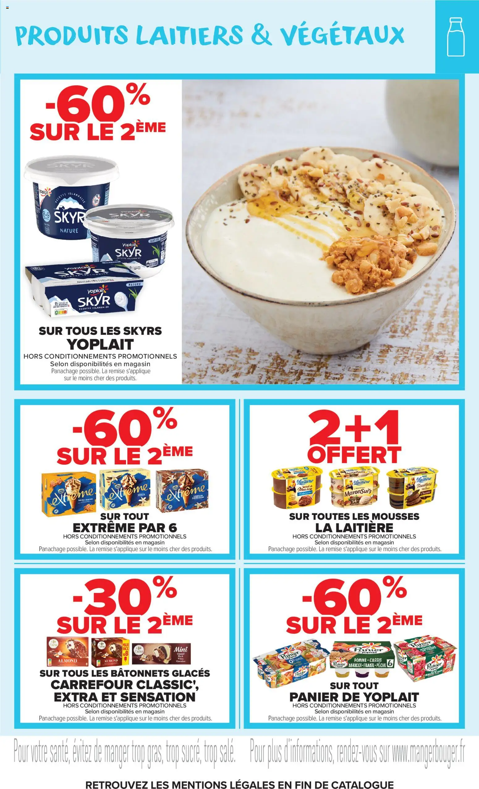 {H1} | Page: 5 | Produits: Glaces, Pêche, Mousse, Panier