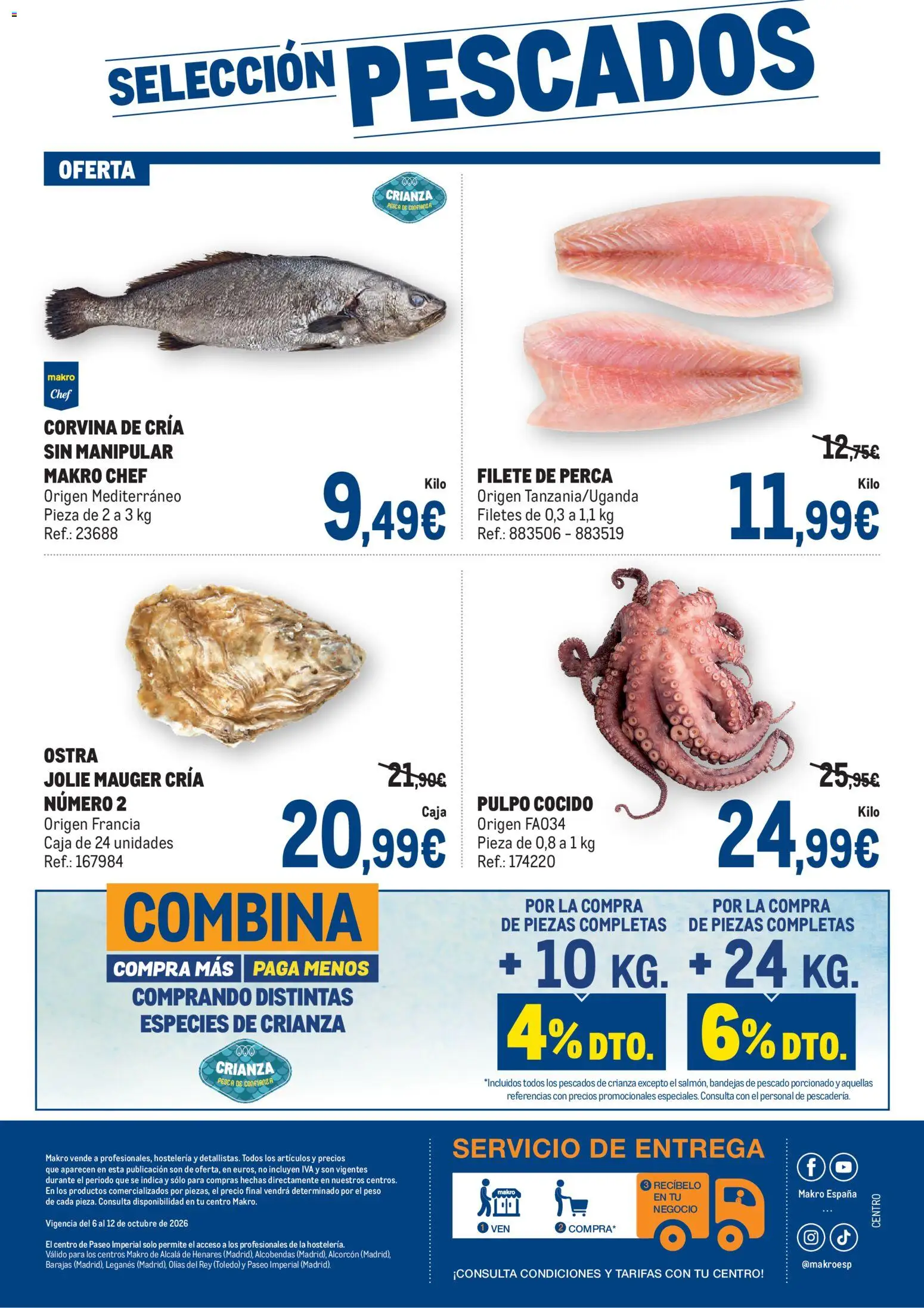 Makro Fresco Península │ válido desde el 06/10/2026 | Página: 4 | Productos: Pescado, Filete, Caja, Perca