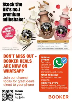 Preview of Booker Wholesale - Offers valid from 17/06/2026 | Page: 11 | Products: Milkshake, Phone, Raspberry