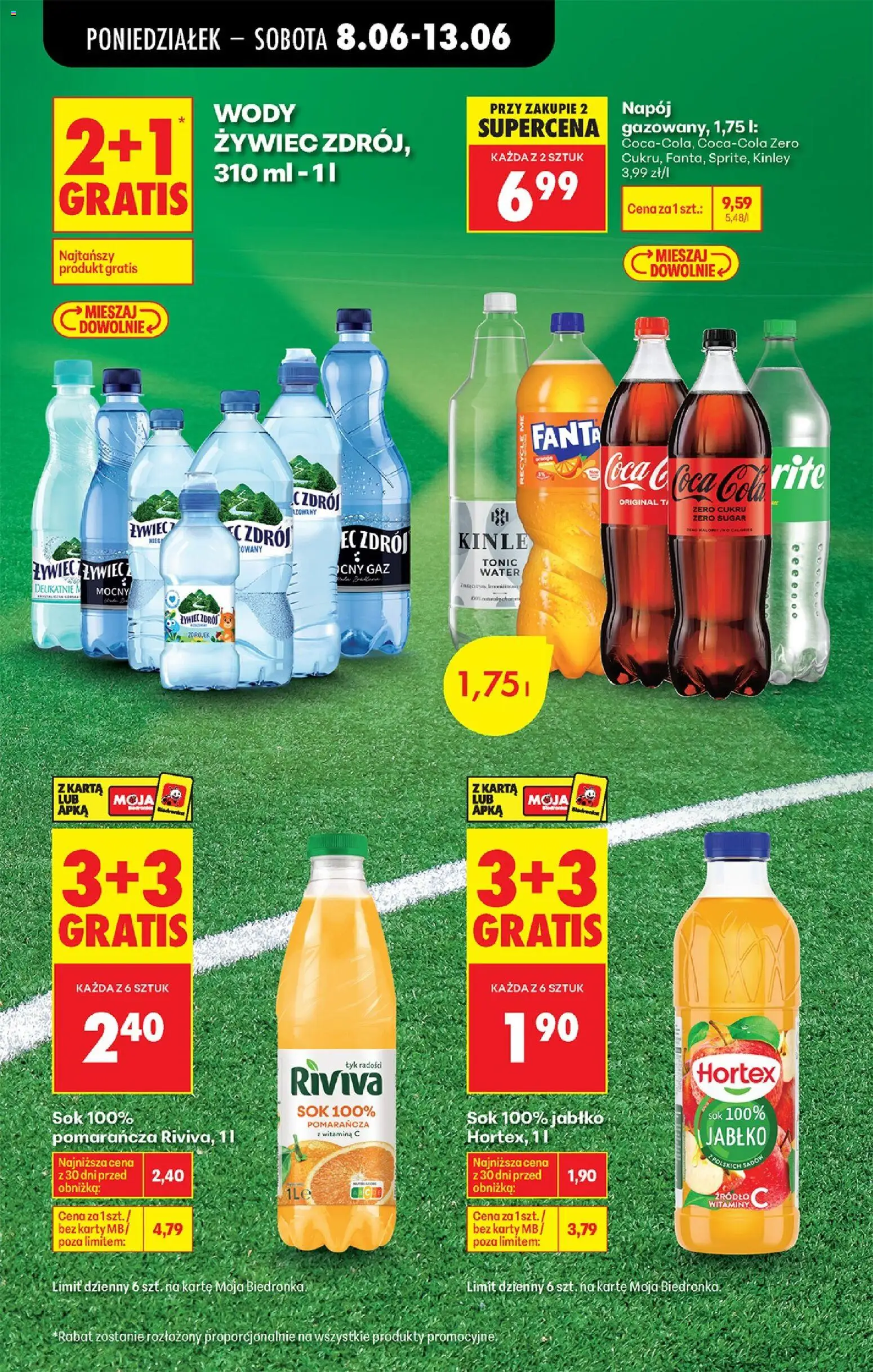 Biedronka Polsko leták od 08.06.2026 | Strana: 21 | Produkty: Tonic Water, Fanta, Tonic, Karty