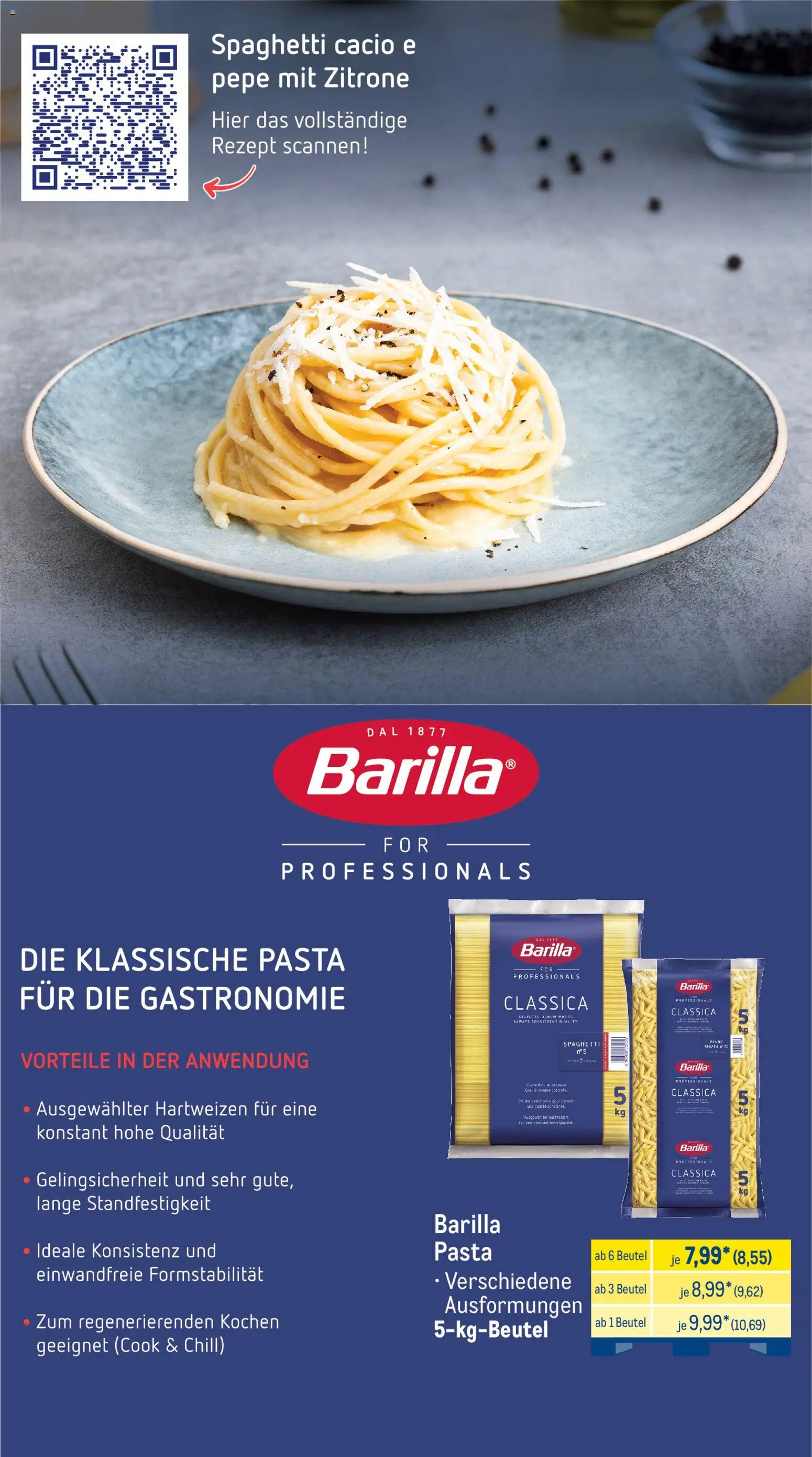 Metro Monats-Menü – gültig ab 01.07.2026 | Seite: 9 | Produkte: Barilla, Zitrone, Pasta