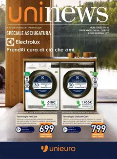 Anteprima del volantino Unieuro volantino Speciale Asciugatura da Unieuro! valido a partire dal 16/10/2026