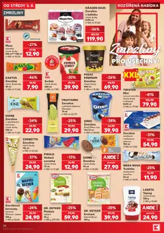 Náhled letáku Zmrzlina vanilková s kakaovou polevou 750 ml, Zmrzlina vanilková s kakaovou polevou 750 ml od 05.08.2026 | Strana: 28
