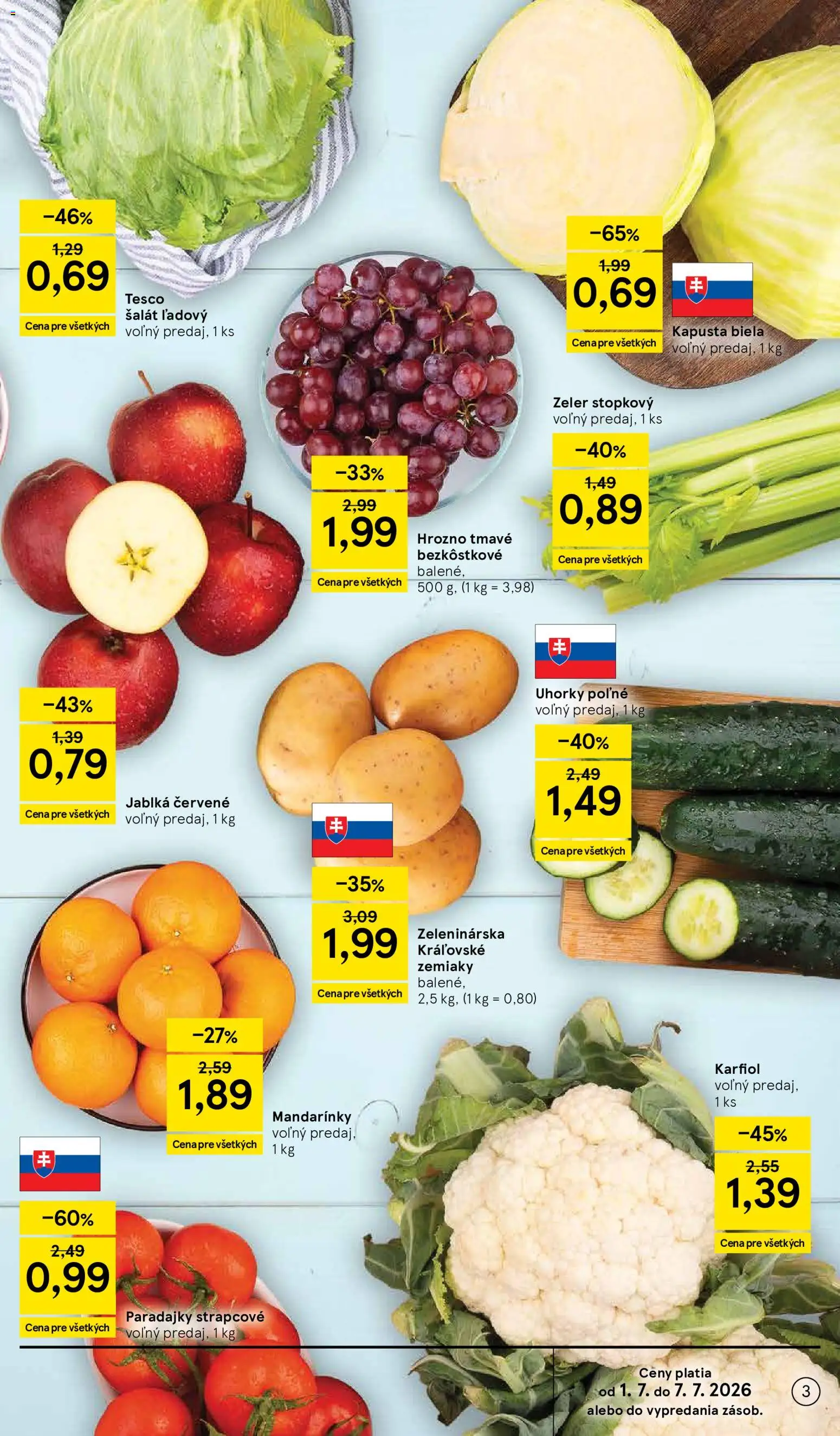 Nové Tesco akcie – leták je platný od 01.07.2026 | Strana: 3