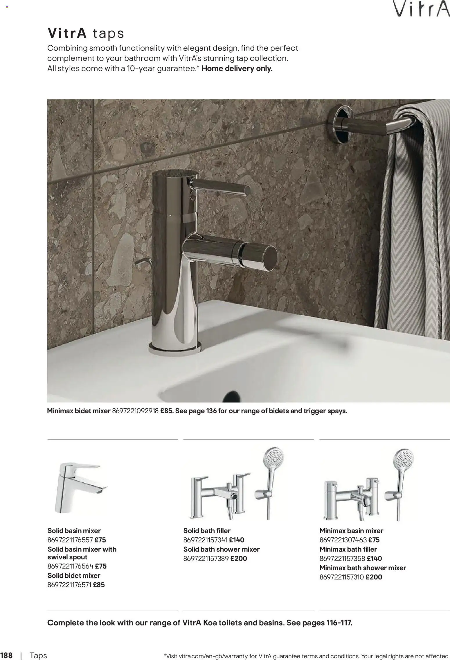 {H1} | Page: 189 | Products: Bath, Shower, Mixer