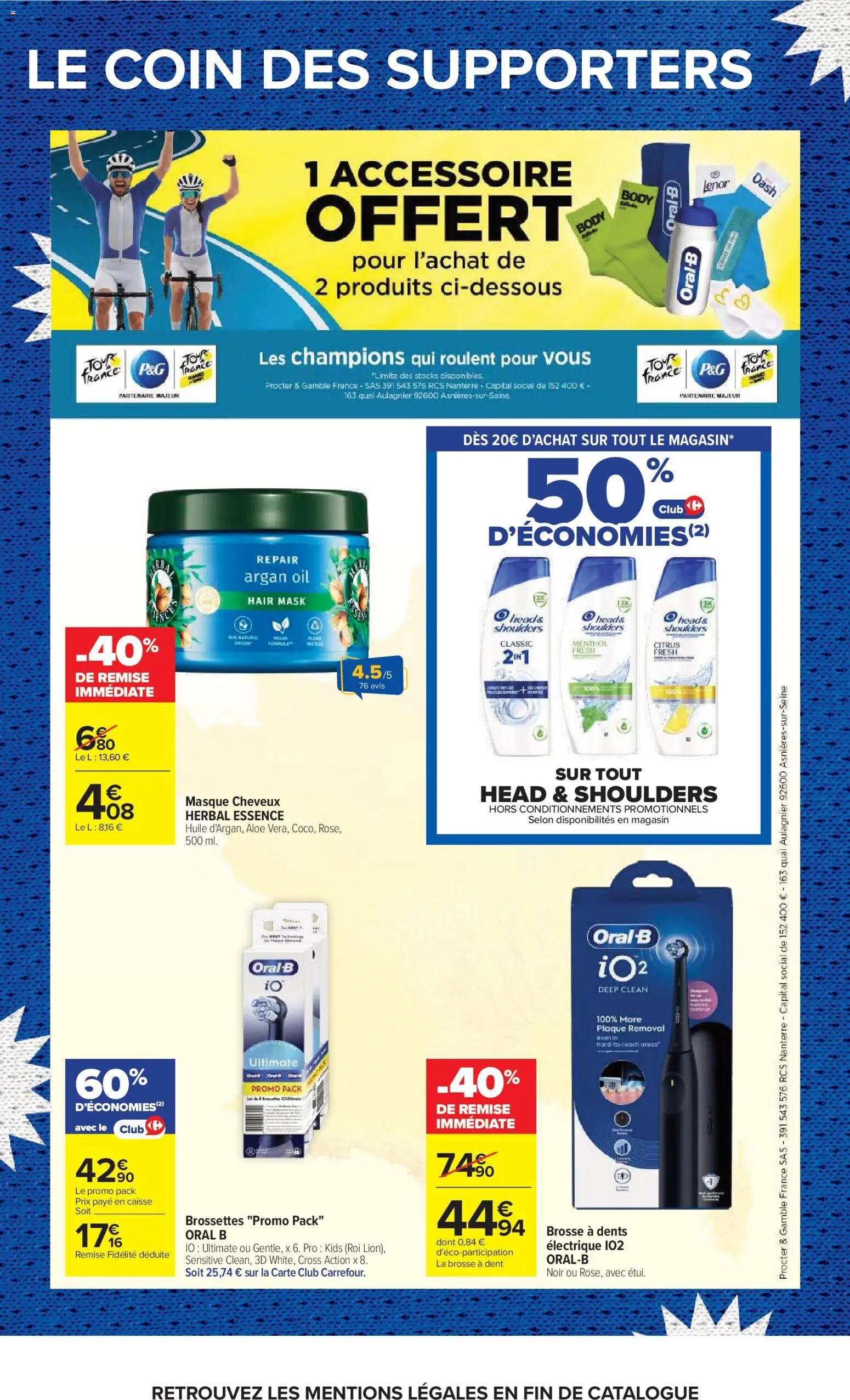 {H1} | Page: 5 | Produits: Body, Lenor, Brosse à dents électrique, Masque