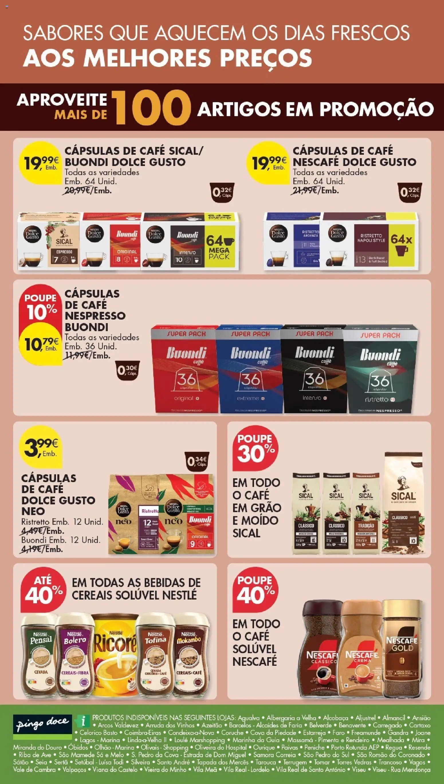 Pingo Doce folheto Bem Estar Especial Beleza Açores │ válido de 13/10/2026 | Página: 8 | Produtos: Bebidas, Cápsulas, Nestlé, Cereais