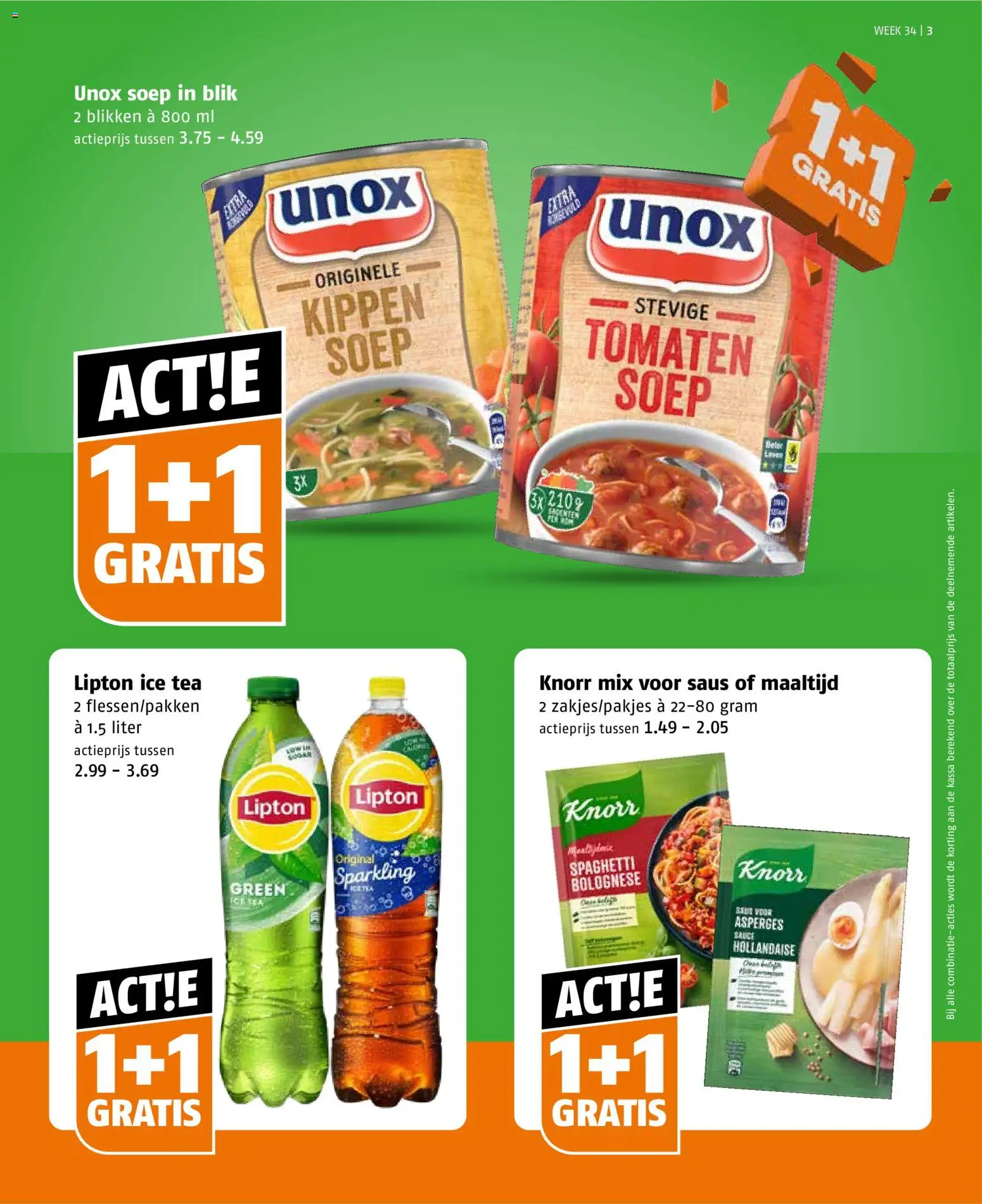 {H1} | Pagina: 3 | Producten: Asperges, Tomaten, Saus, Ice Tea
