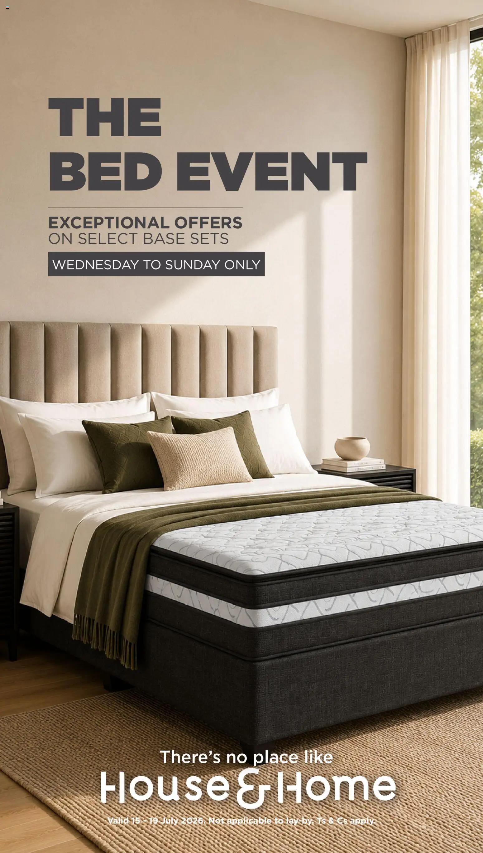 House and Home - The bed event (15/07/2026 catalogue cover