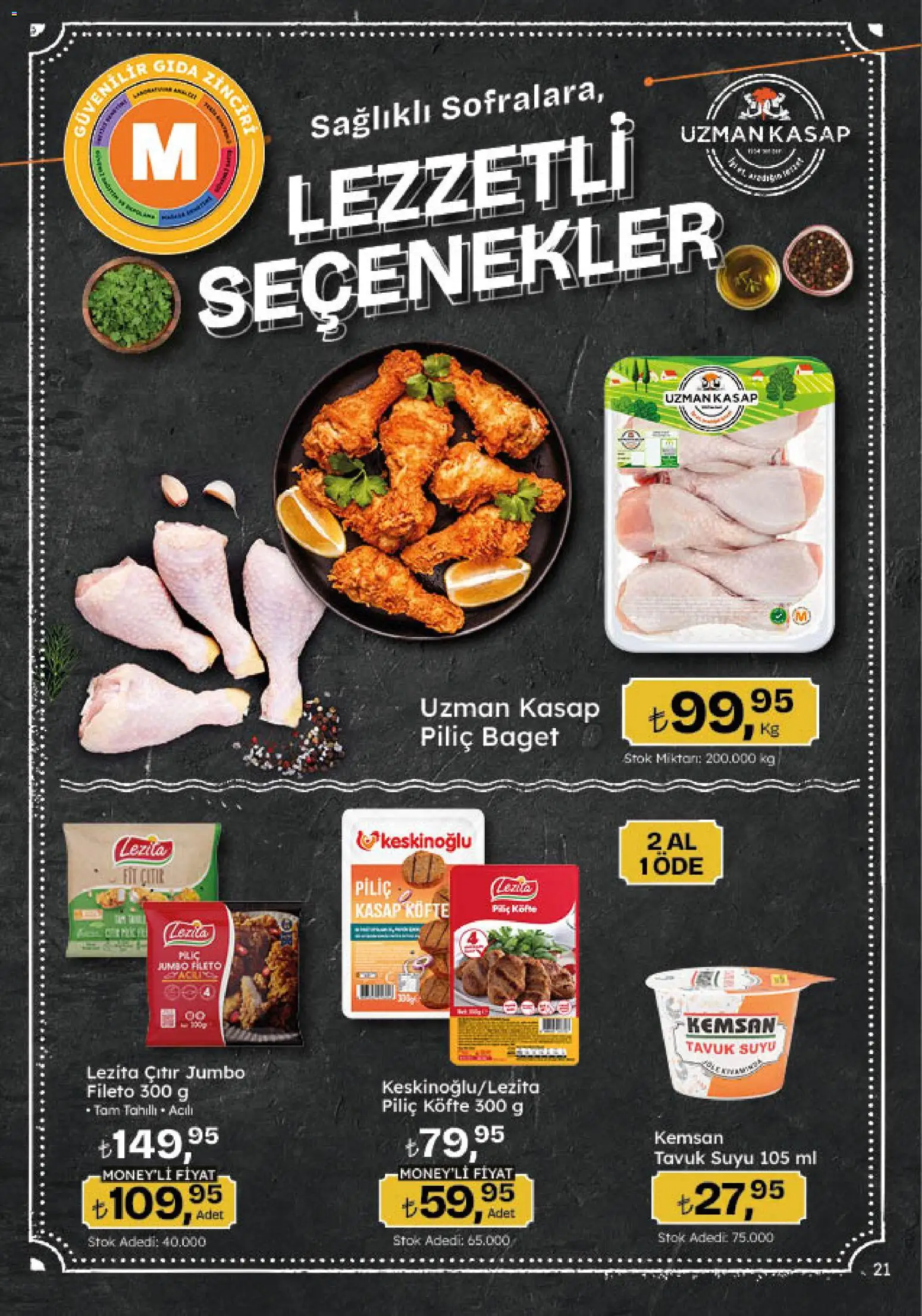 Migros Katalog - 5M Migroskop Dijital - 20 Ağustos 2026 tarihinden itibaren geçerlidir | Sayfa: 21 | Ürünler: Tavuk suyu, Piliç