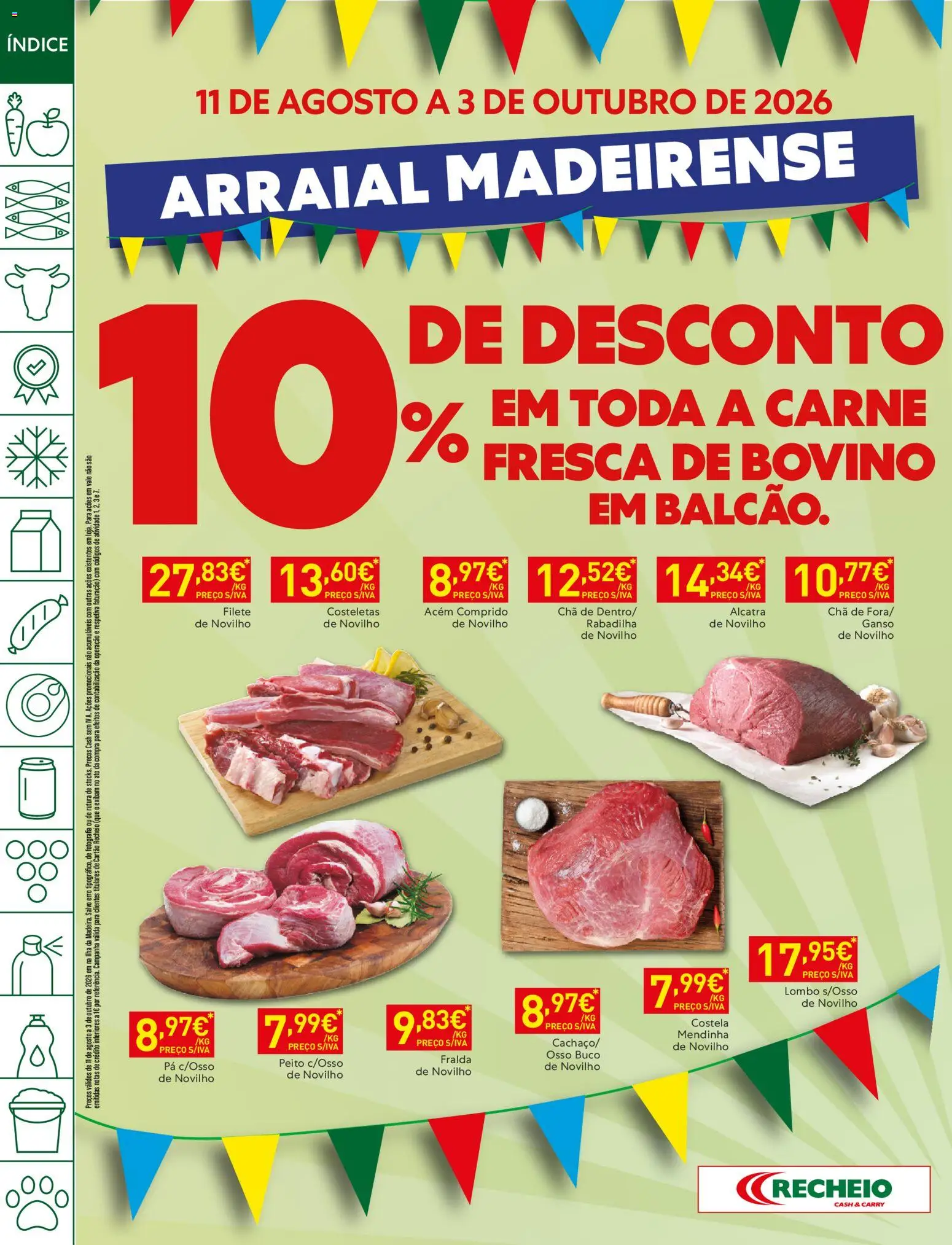 Recheio folheto Madeira │ válido de 15/09/2026 | Página: 40 | Produtos: Chá, Pá, Ganso, Filete