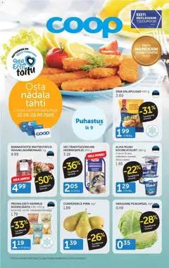 Coop kliendilehe eelvaade alates 22.09.2026