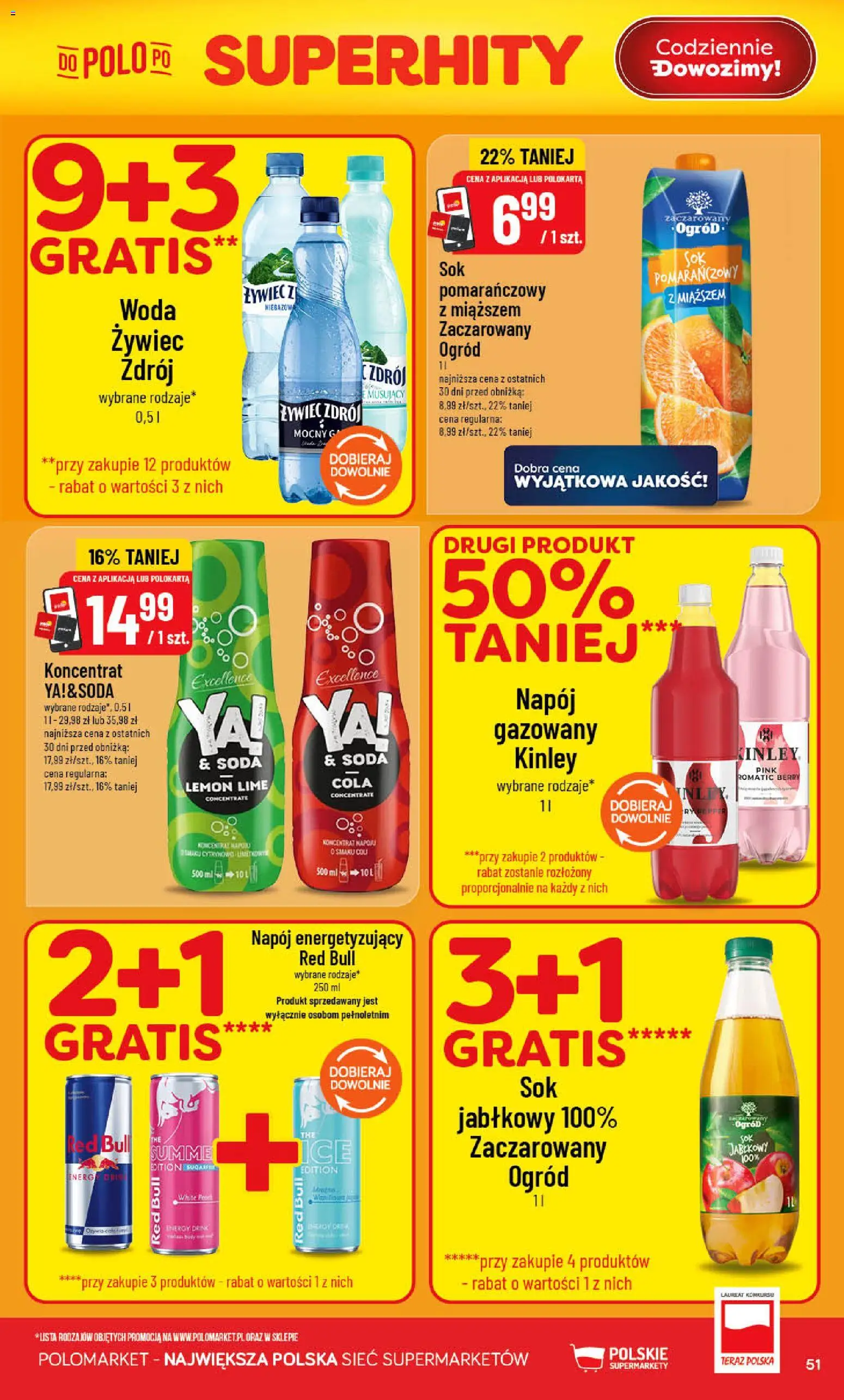 POLOmarket gazetka od 20.05.2026 | Strona: 51 | Produkty: Red bull, Woda