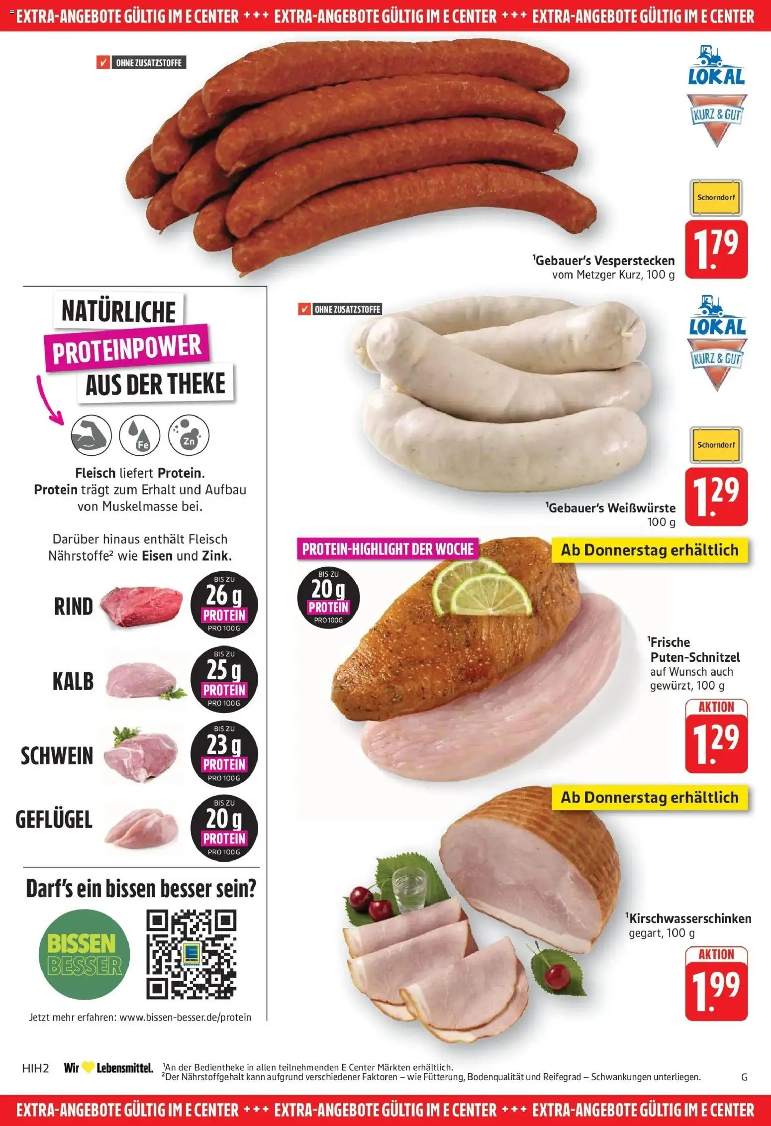 Edeka Prospekt Göppingen (ab 12.10.2026) » Angebote Online | Seite: 26 | Produkte: Theke, Putenschnitzel, Fleisch