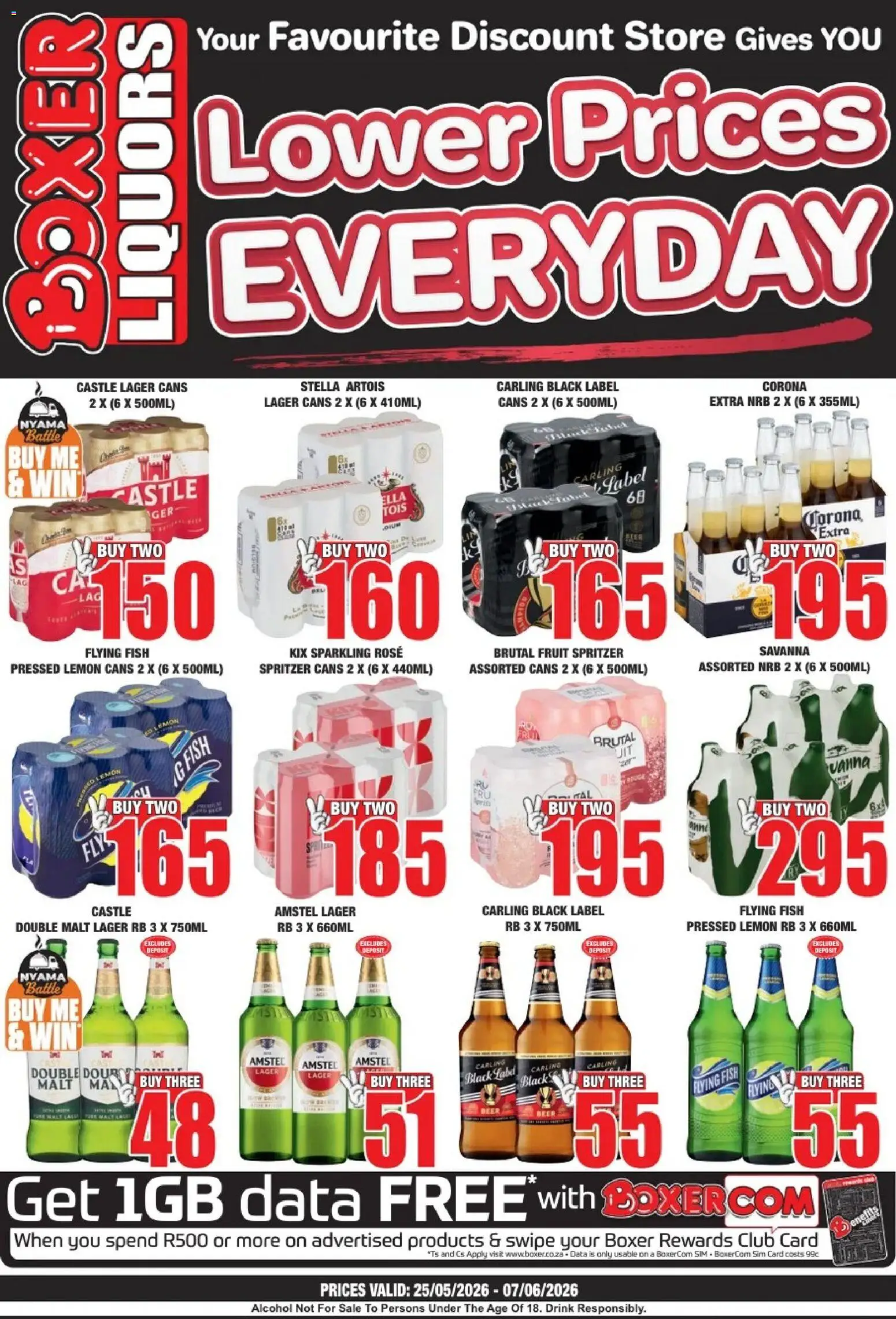 New Boxer catalogue – valid from 25.05.2026 | Page: 1 | Products: Data, Sim, Fruit, Lemon