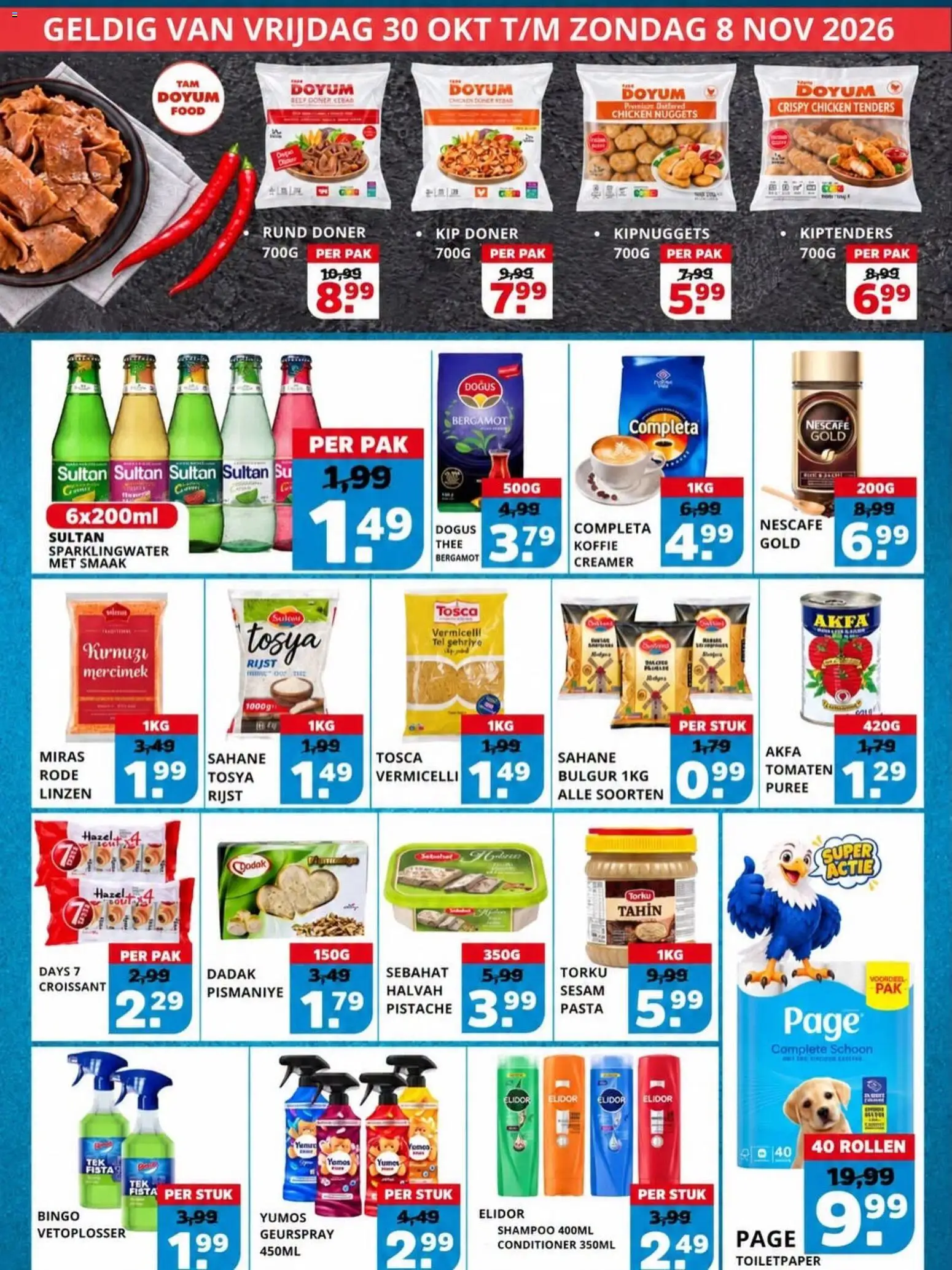 {H1} | Pagina: 2 | Producten: Rijst, Pasta, Sesam, Nescafe