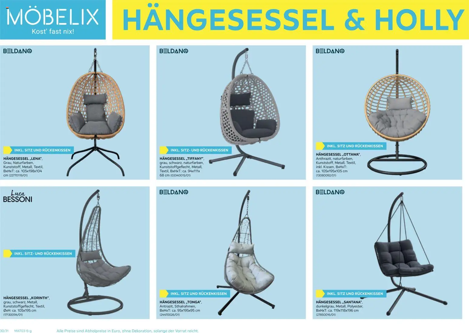 Möbelix Gartenmöbel gültig ab 16.03.2026 | Seite: 30