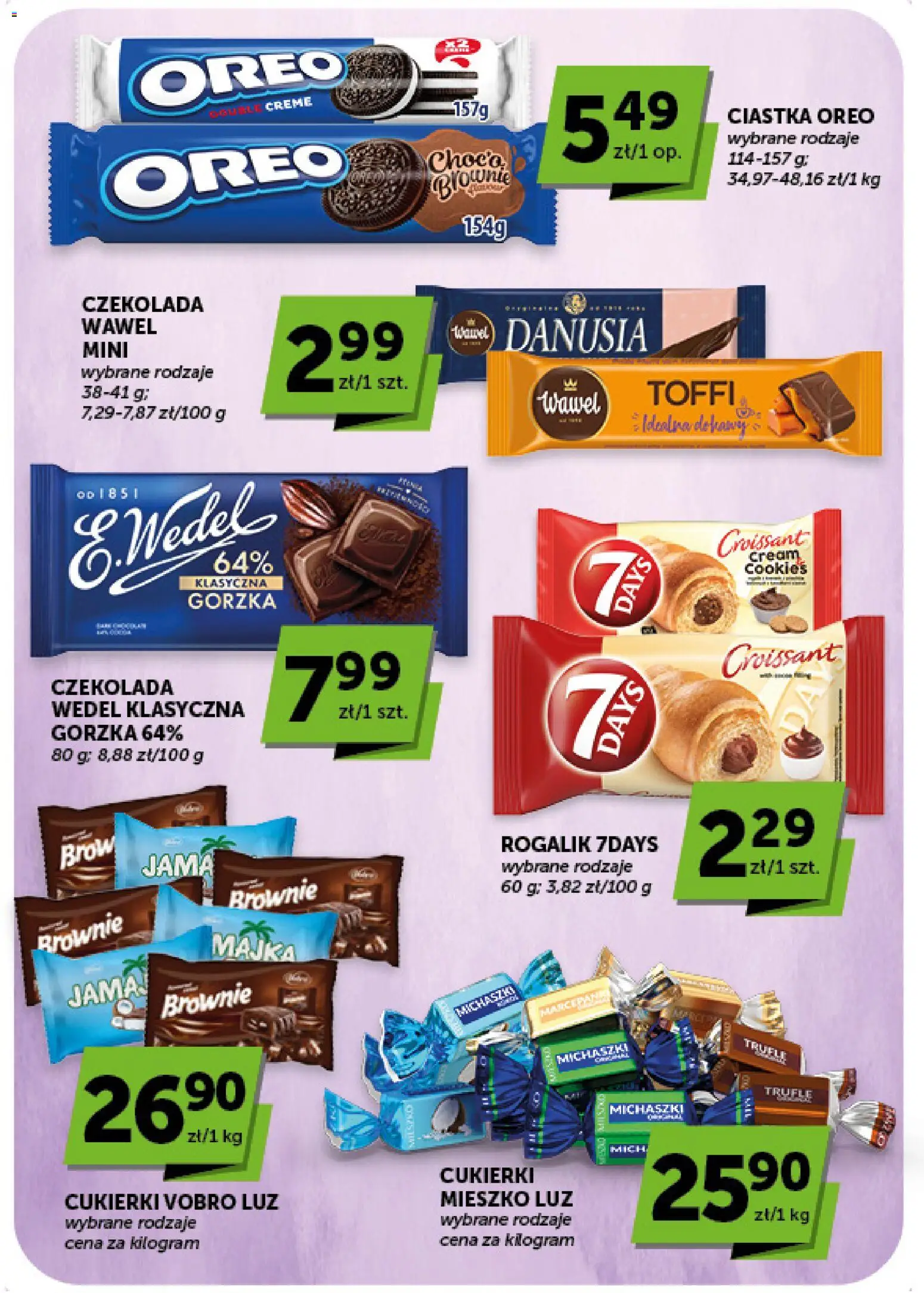 Euro Sklep gazetka od 09.07.2026 | Strona: 32 | Produkty: Ciastka Oreo, Czekolada, Brownie, Cukierki