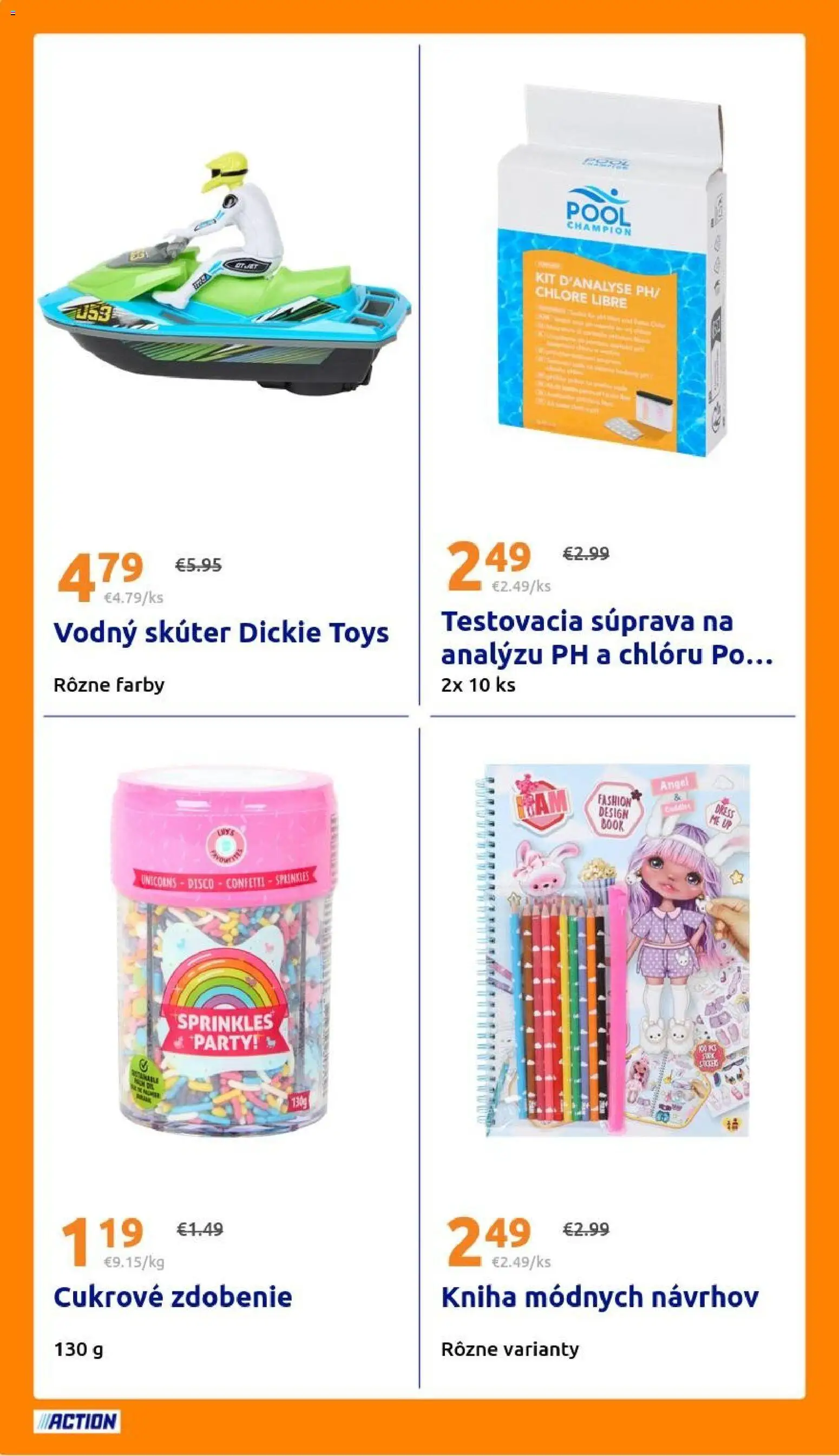 Nové Action akcie – leták je platný od 01.07.2026 | Strana: 22 | Produkty: Kniha