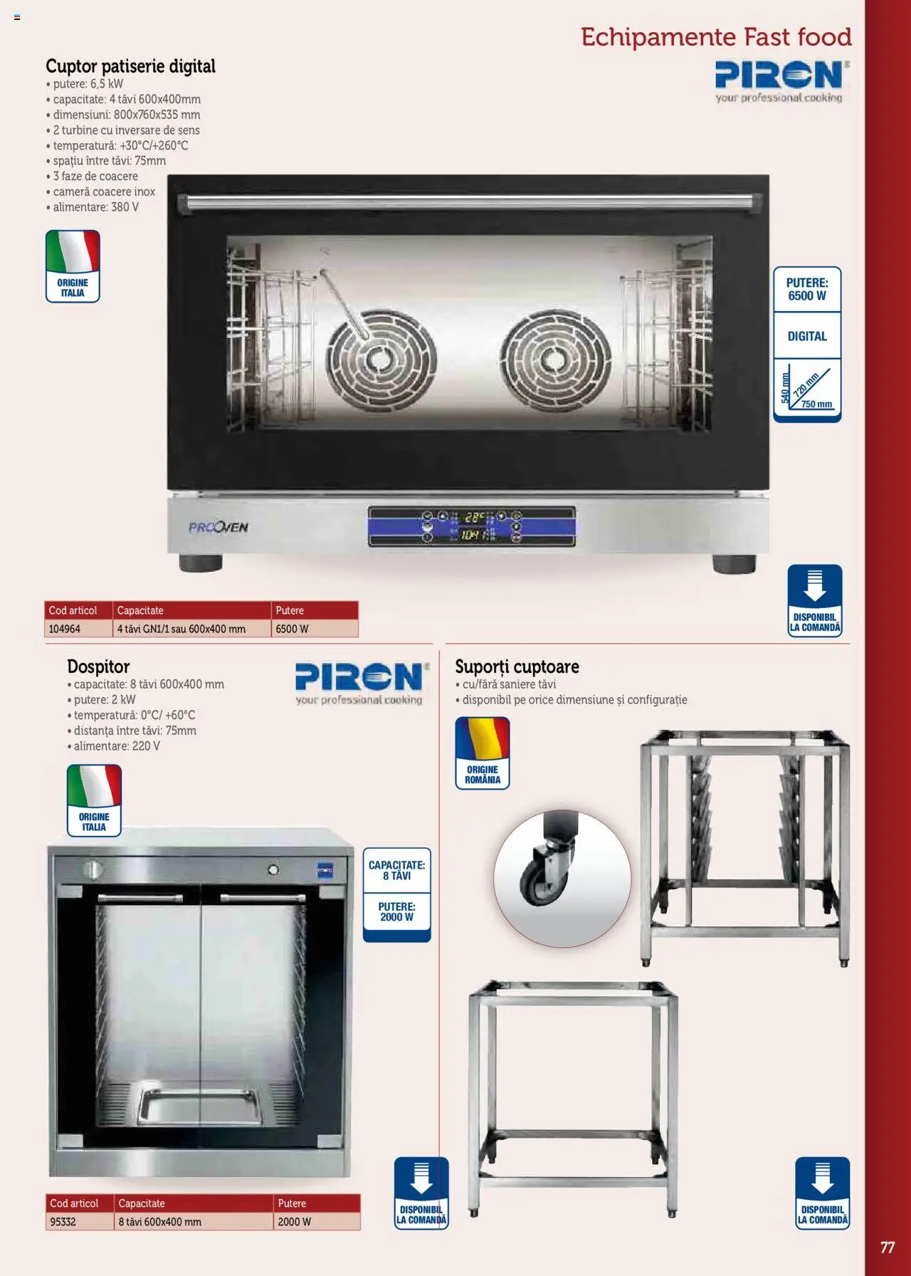Noul catalog Metro – valabil de la 17.09.2025 | Pagină: 77 | Produse: Cameră, Cuptor