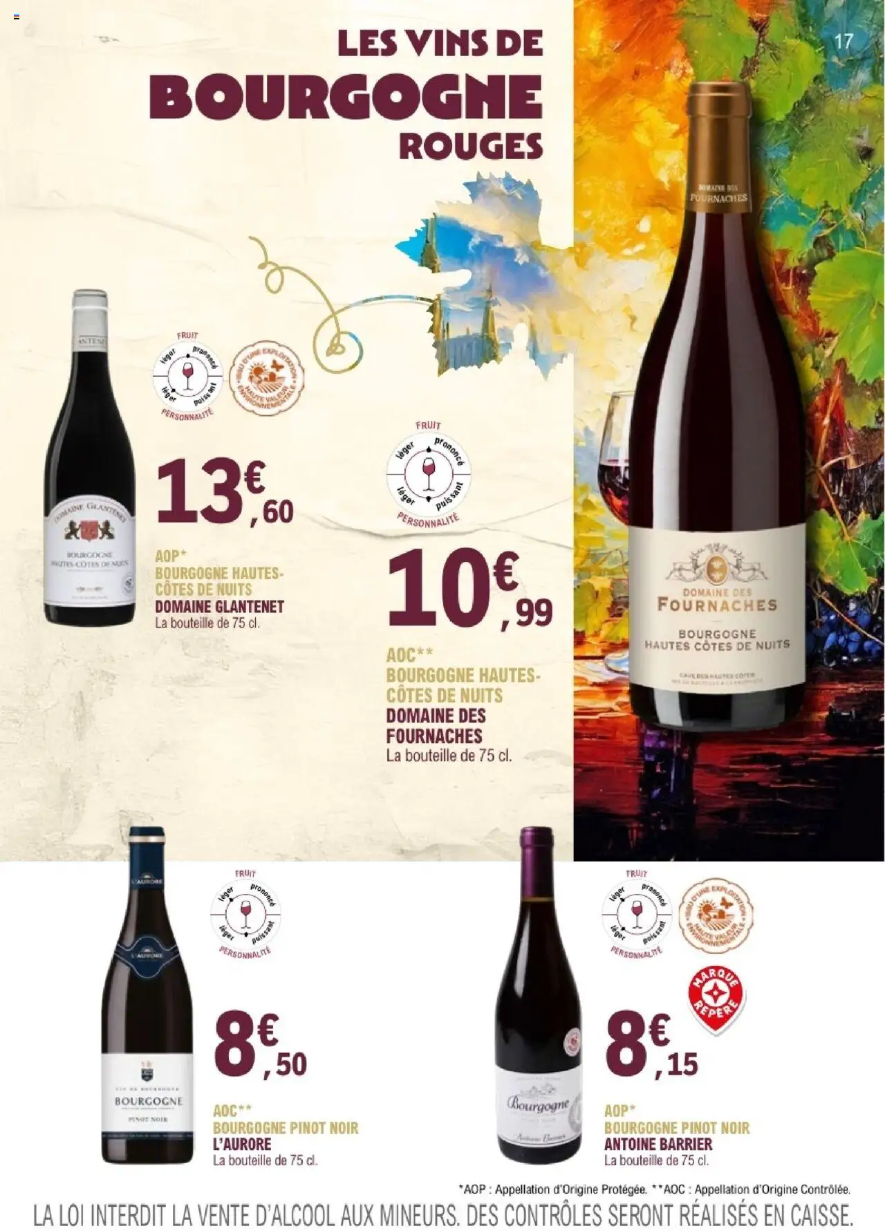 {H1} | Page: 17 | Produits: Pinot noir, Bourgogne, Bouteille