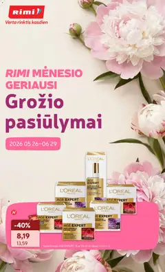 Rimi leidinys galioja nuo 26.05.2026