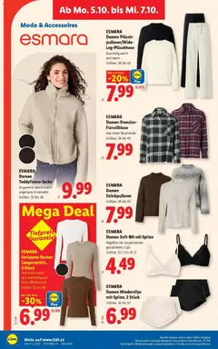 ESMARA, Damen Plüsch-pullover/Wide-Leg-Plüschhose, Kuschelig weich und warm ab 01.10.2026 gültig | Seite: 33 | Produkte: Pullover