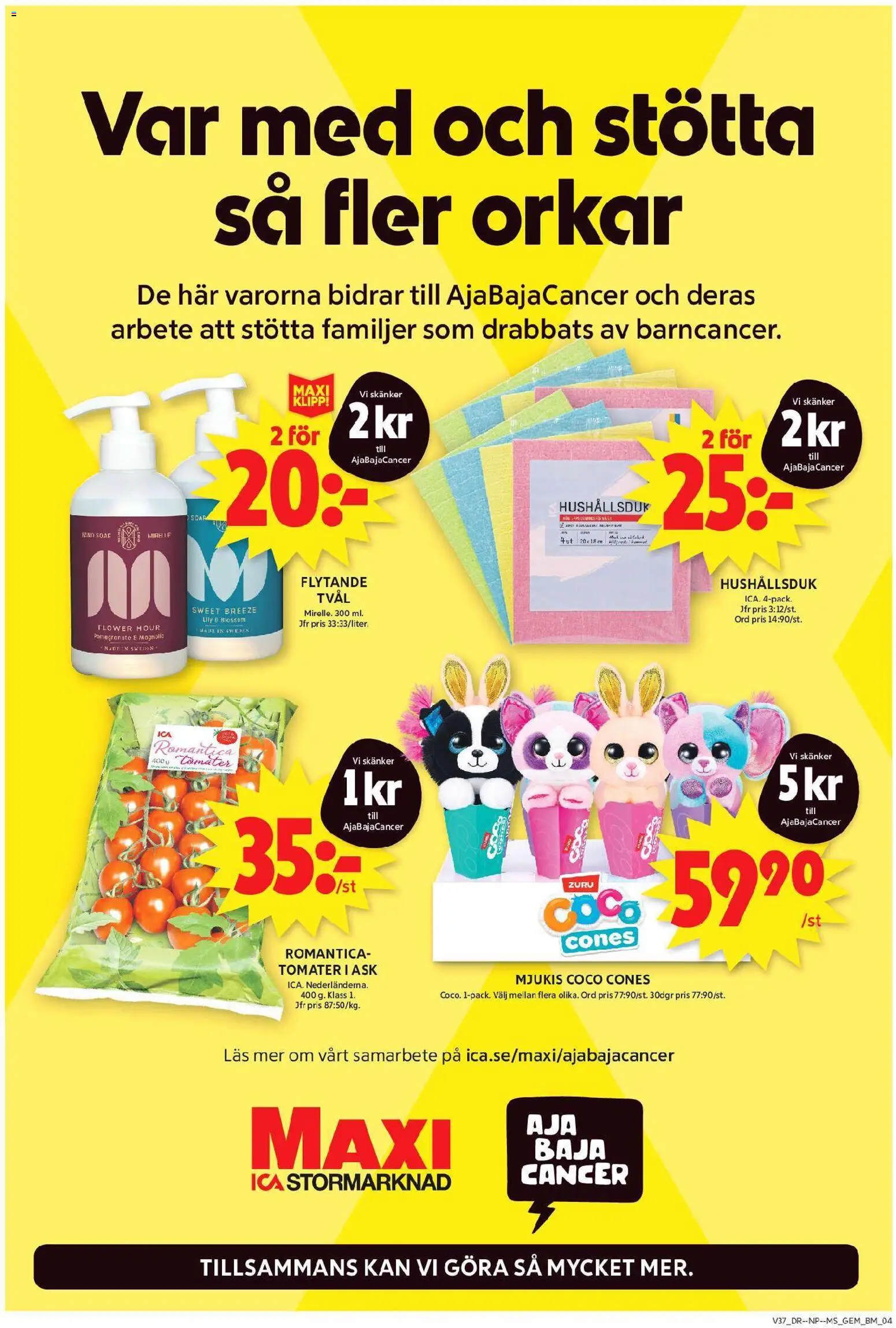 ICA Maxi reklamblad aktuell från 07/09/2026 | Sida: 4 | Produkter: Tvål, Tomater