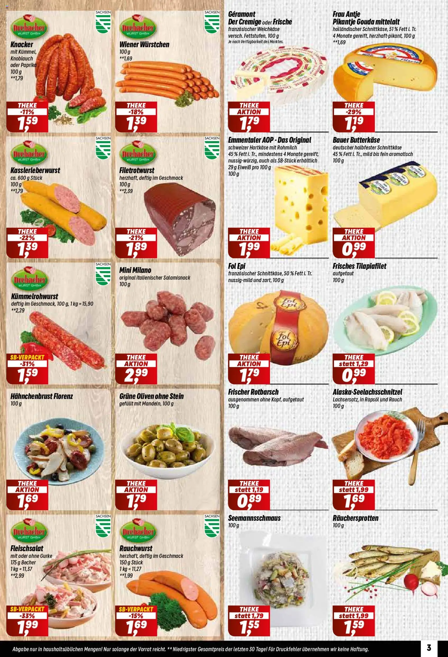 Simmel Prospekt – gültig ab 26.10.2026 | Seite: 3 | Produkte: Theke, Rapsöl, Gouda, Paprika
