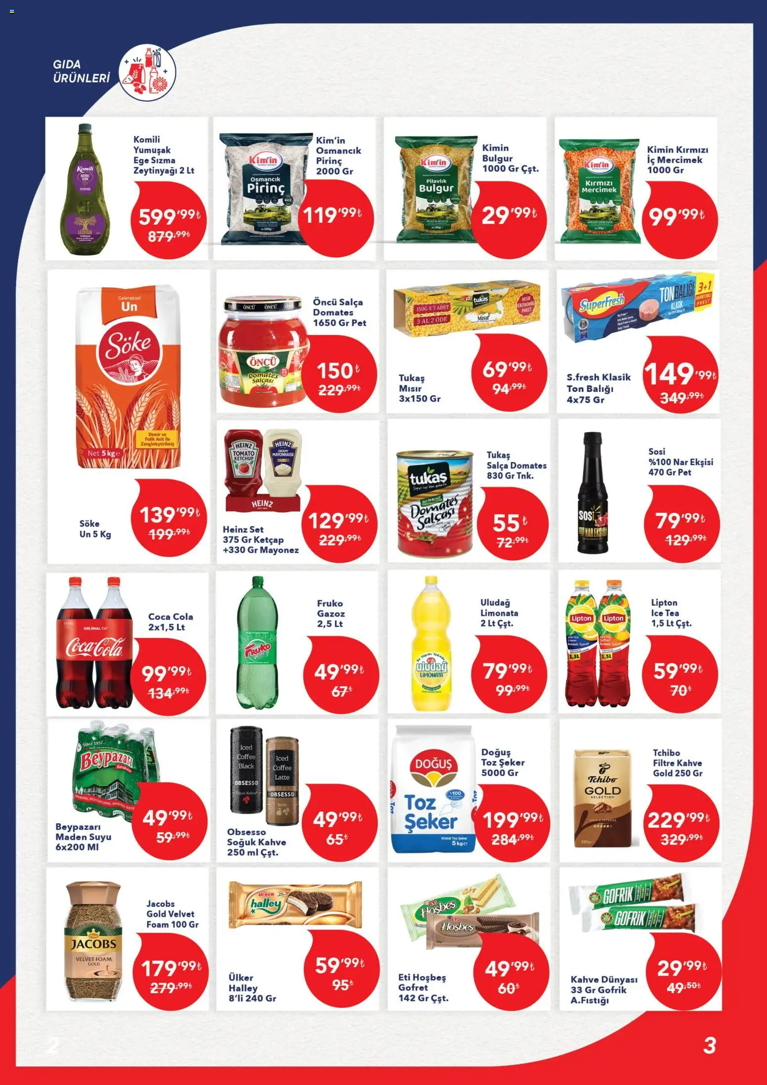 Kim Market - Yeni Mağaza Açılışına Özel - 01 Temmuz 2026 tarihinden itibaren geçerlidir | Sayfa: 3 | Ürünler: Limonata, Gofret, Kahve, Maden suyu