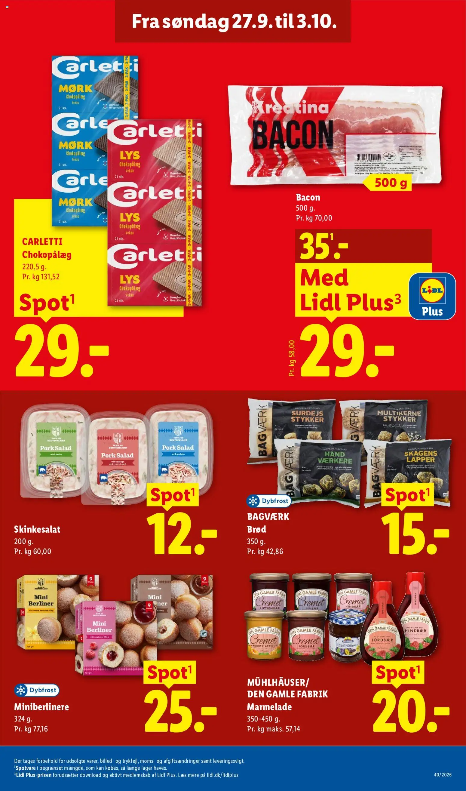 Lidl tilbudsavis – gyldig fra 27/09/2026 | Side: 11 | Produkter: Jordbær, Marmelade, Solbær, Søm