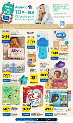 Tesco Szupermarket akciós újság  - amely érvényes a következő dátumtól: 14.05.2026 | Oldal: 7 | Termékek: Telefon, Törlőkendő, Társasjáték, Bébiétel
