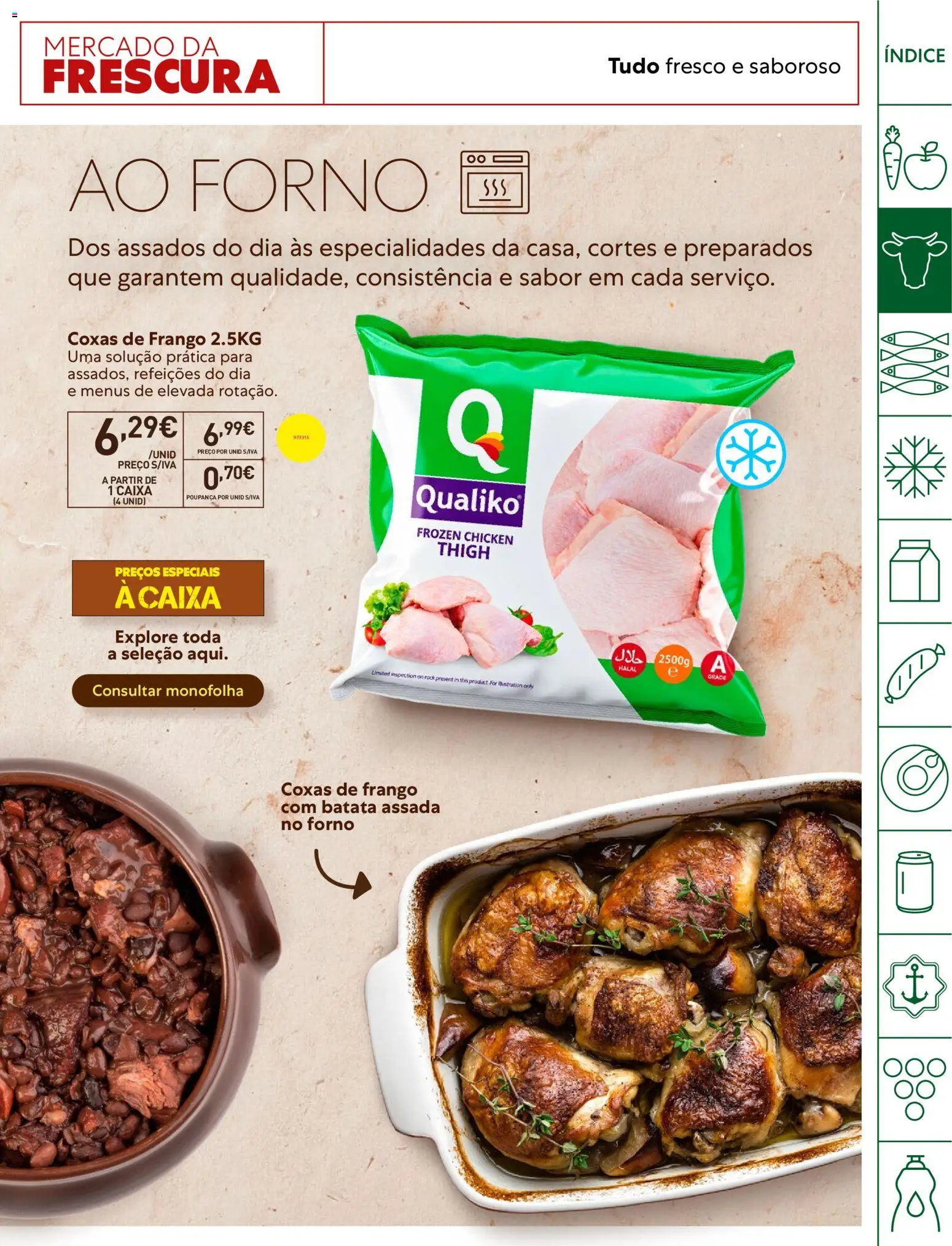 Recheio folheto Horeca │ válido de 27/10/2026 | Página: 7 | Produtos: Forno, Frango, Coxas de frango, Especialidades