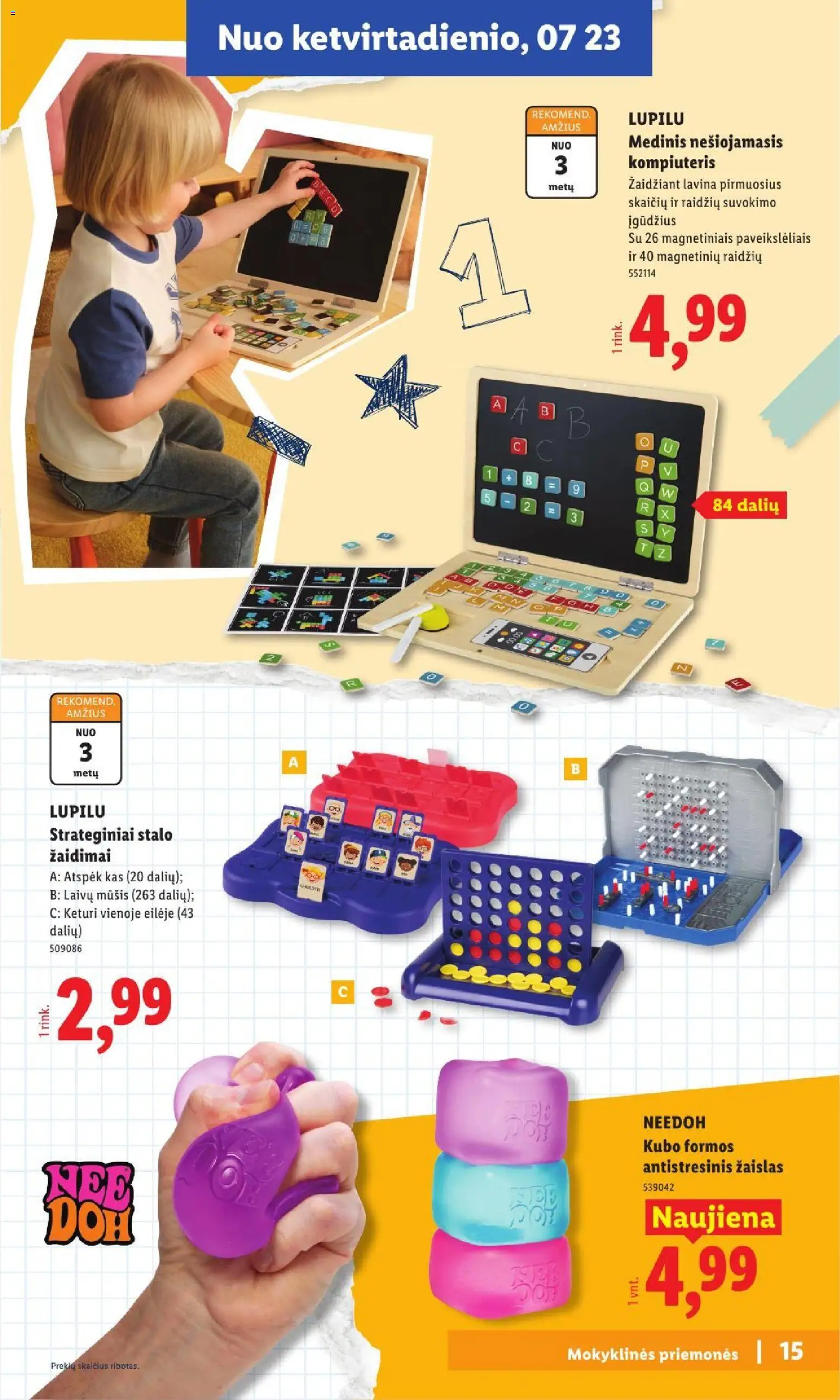 LIDL akcijos nuo 2026.07.20 | Puslapis: 15 | Prekių: Kompiuteris