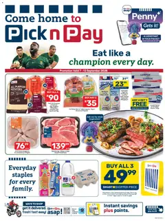 Pick n Pay specials catalogue – valid from 07/09/2026