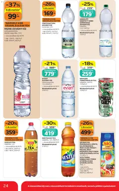 EVIAN ÁSVÁNYVÍZ, szénsavmentes, 1,5 l - amely érvényes a következő dátumtól: 2026.09.24. | Oldal: 24