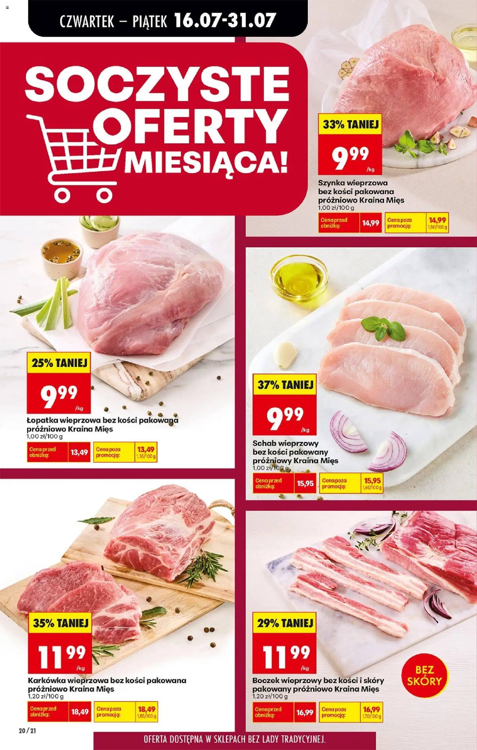 Biedronka Polsko leták - Codziennie niskie ceny od 16.07.2026 | Strana: 28 | Produkty: Lopatka