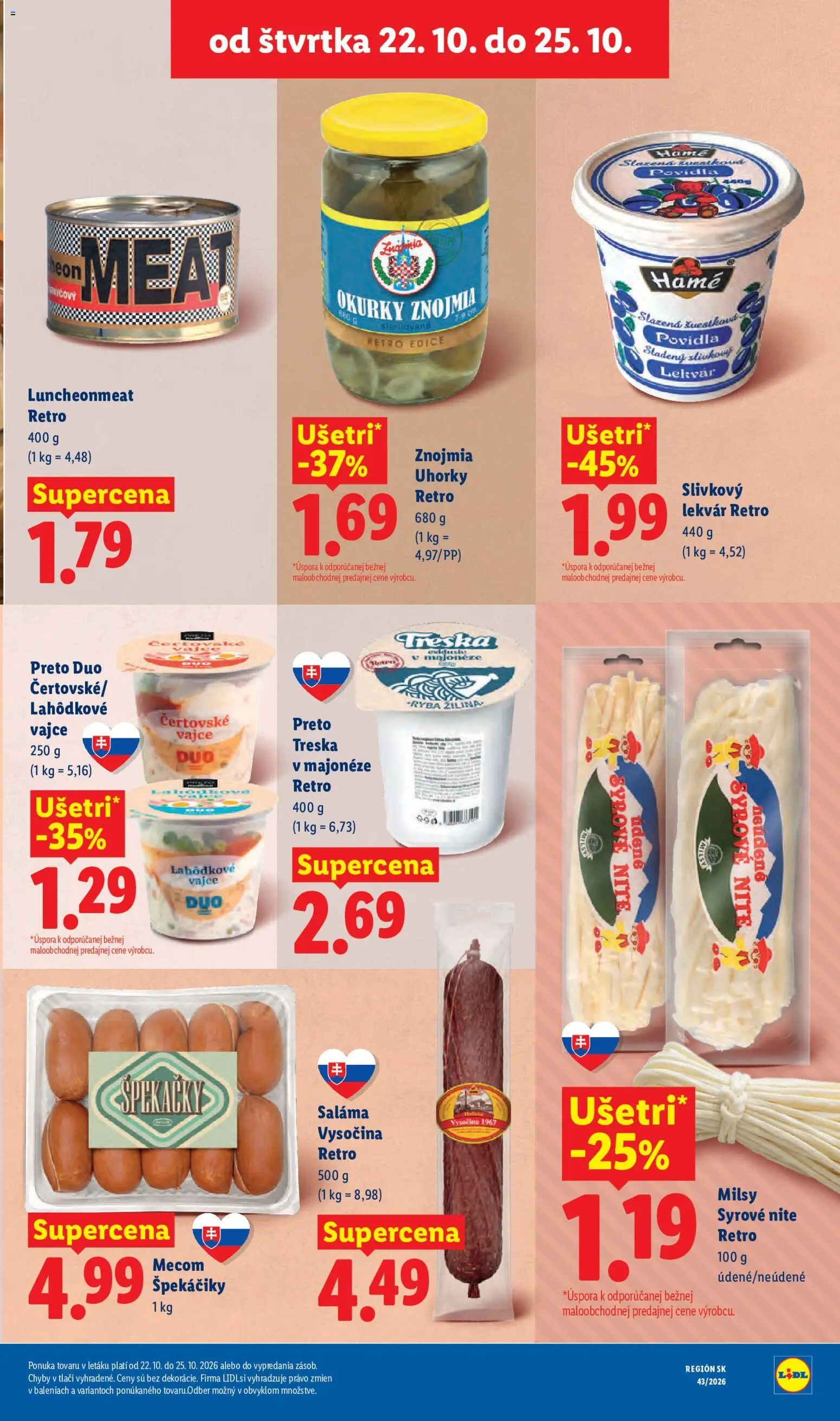 Nové Lidl akcie – leták je platný od 19.10.2026 | Strana: 79