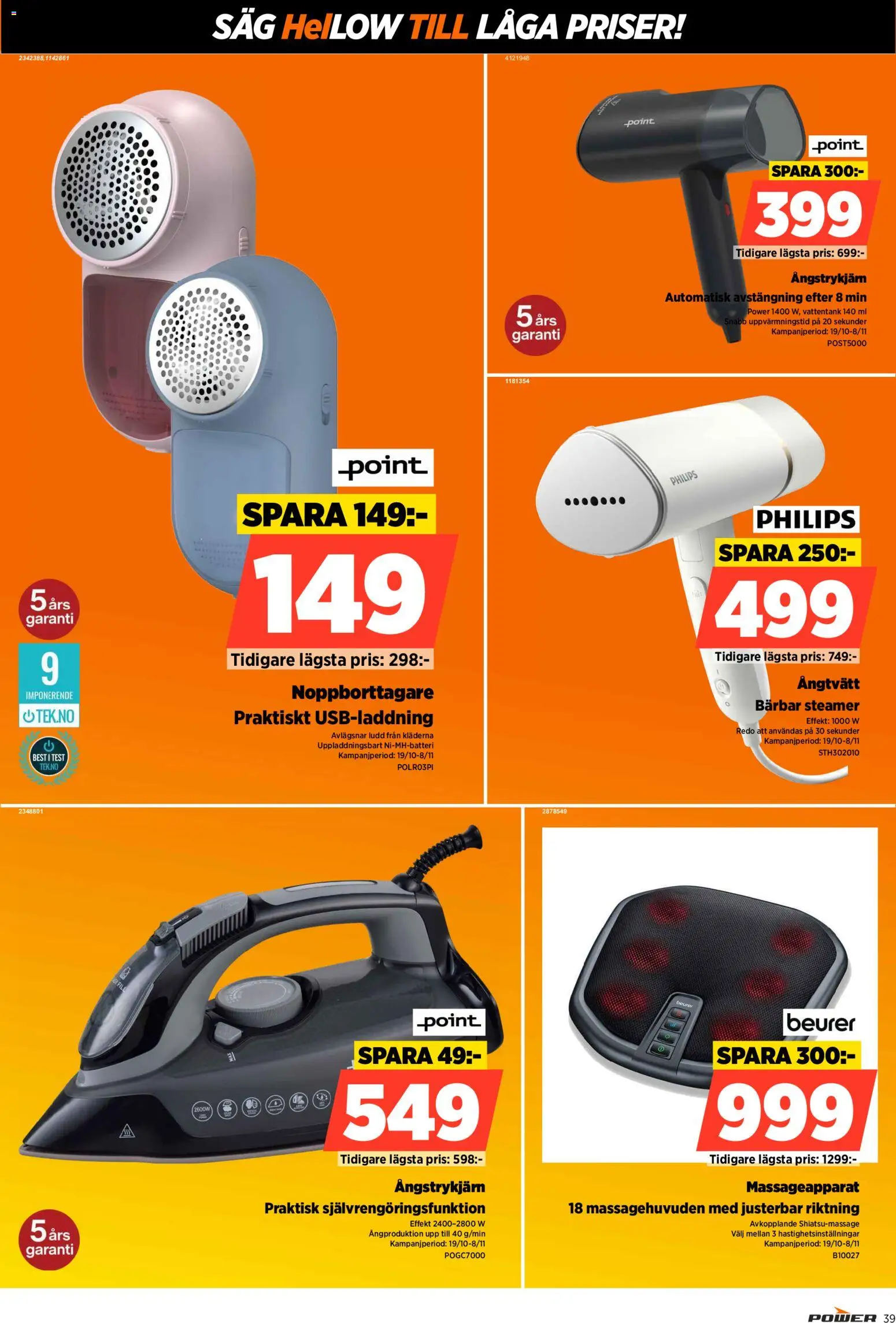 Power reklamblad aktuell från 19/10/2026 | Sida: 39