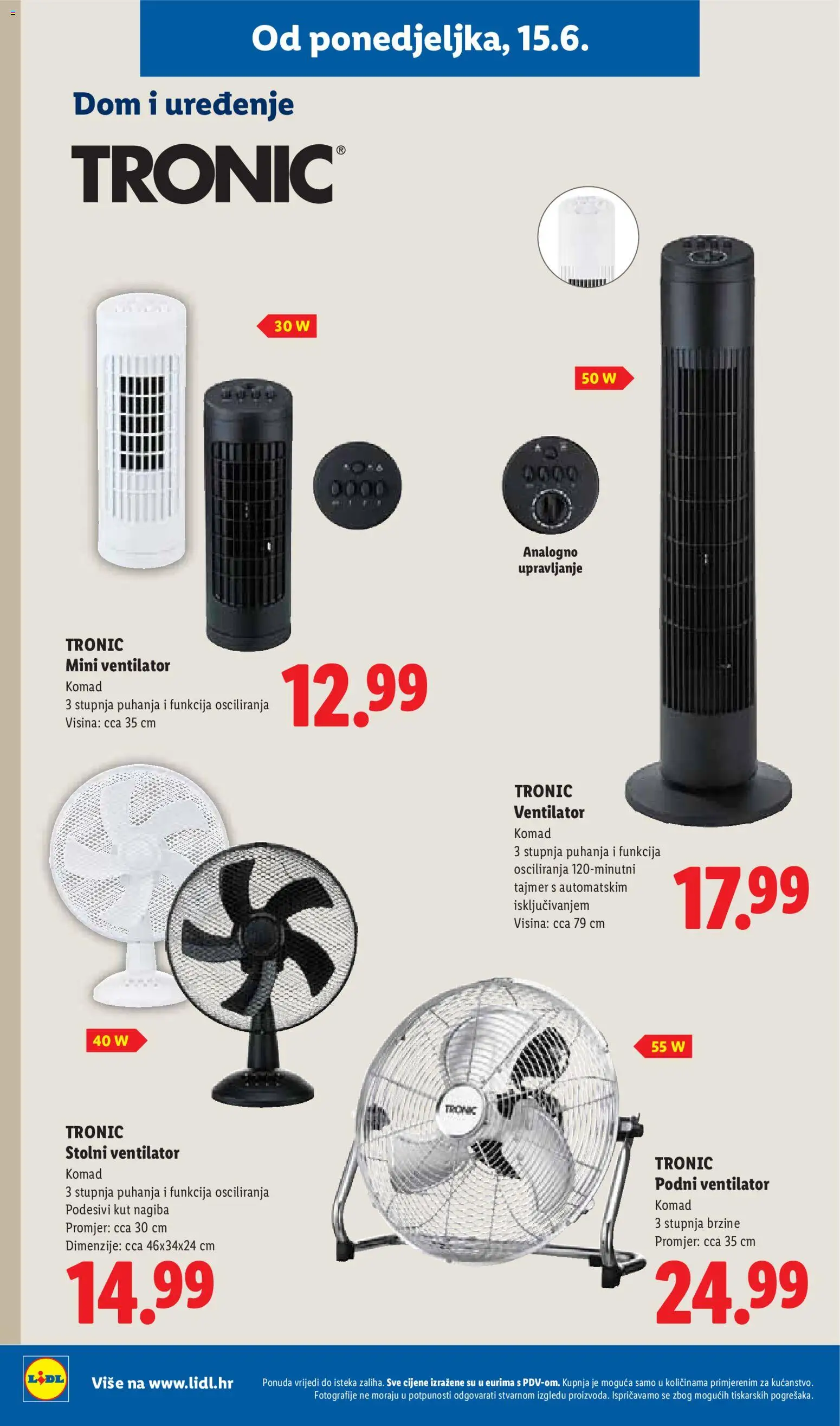 Lidl katalog | vrijedi od 15.06.2026 | Stranica: 26 | Proizvodi: Ventilator