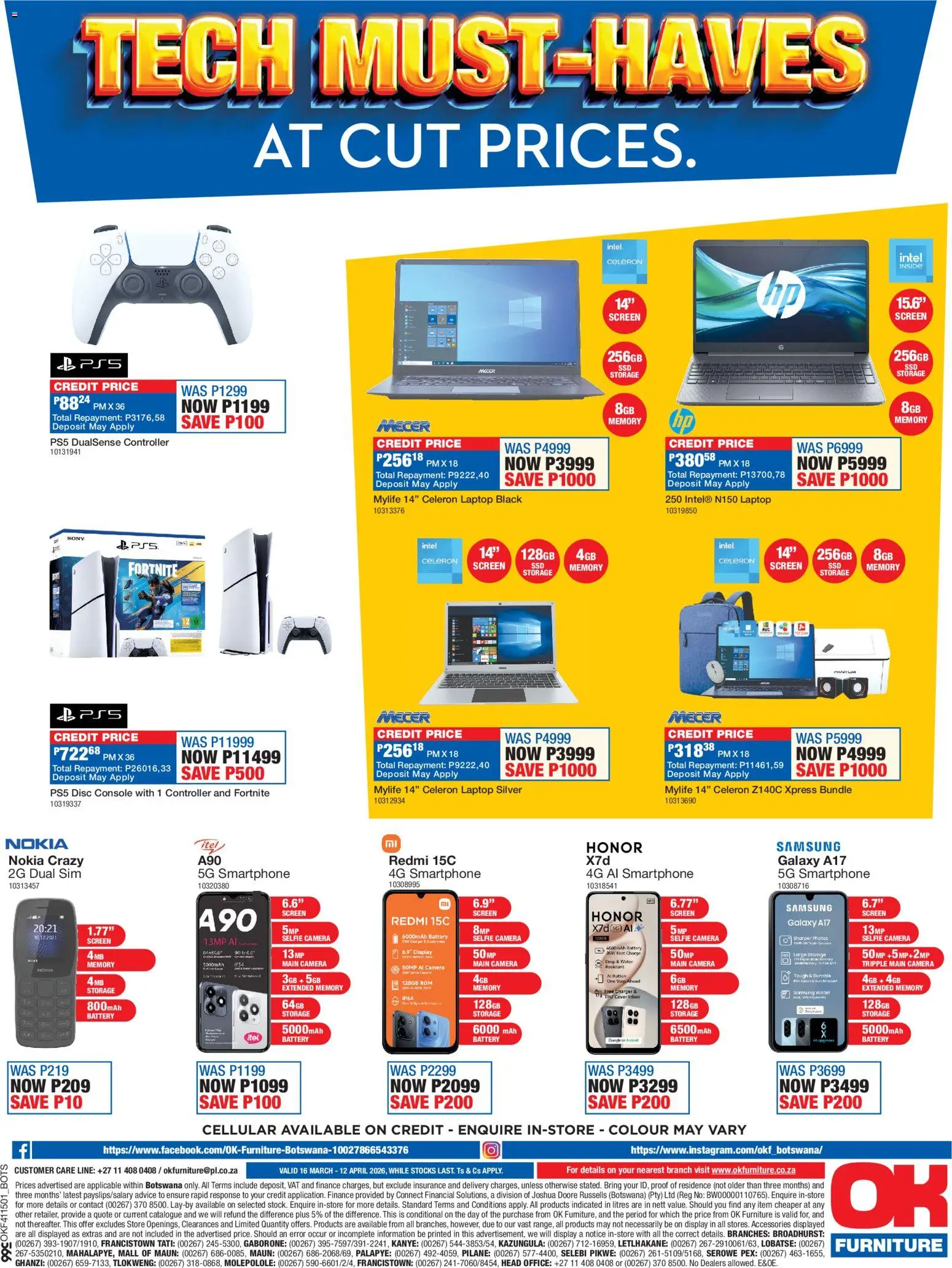 New OK Furniture catalogue – valid from 16.03.2026 | Page: 12 | Products: Sim, Cover, Battery, Charger